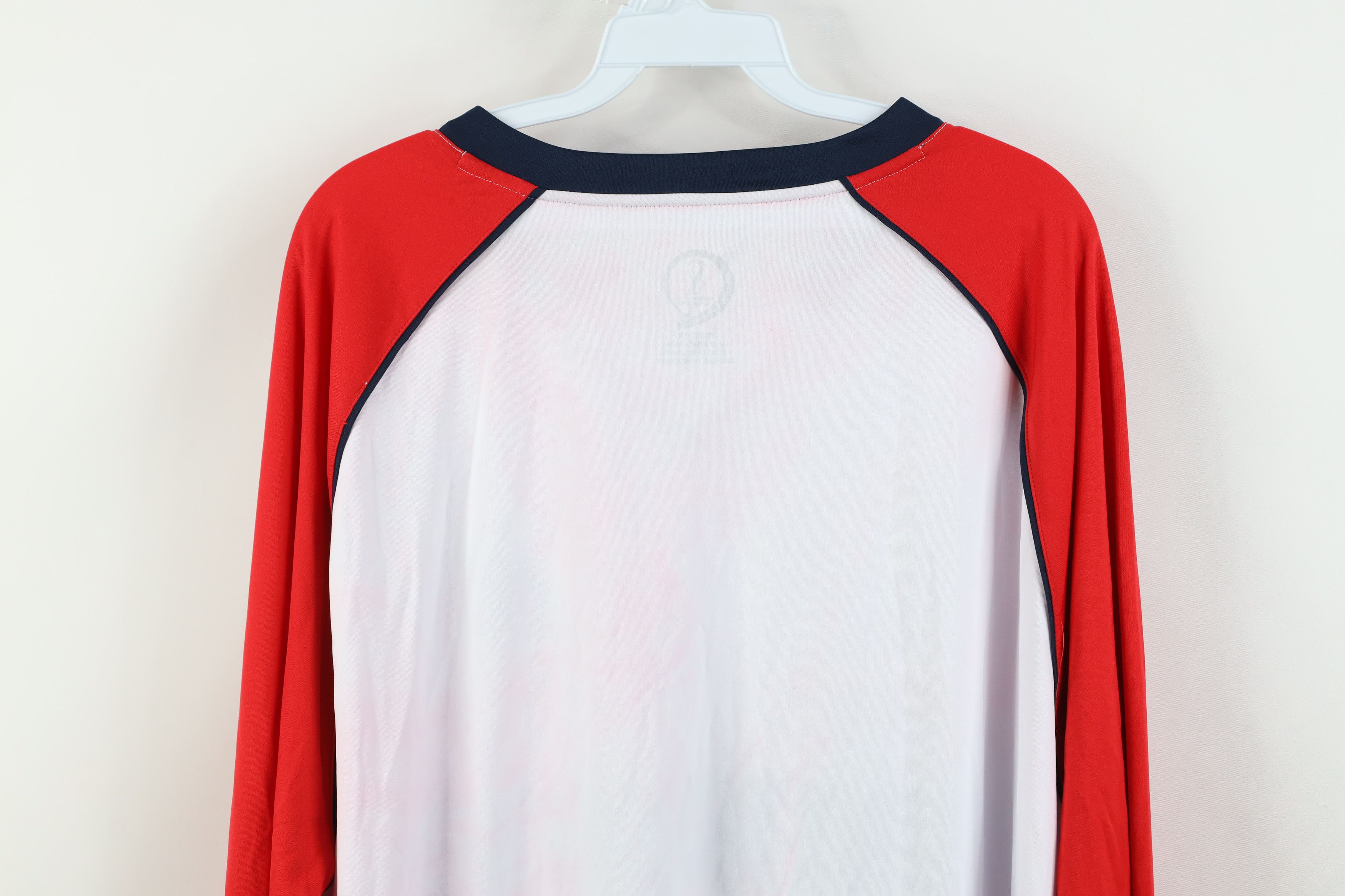 Vintage Y2K FIFA World Cup USMNT USA Soccer Training Jersey T-Shirt Size US XXL / EU 58 / 5 - 15 Thumbnail