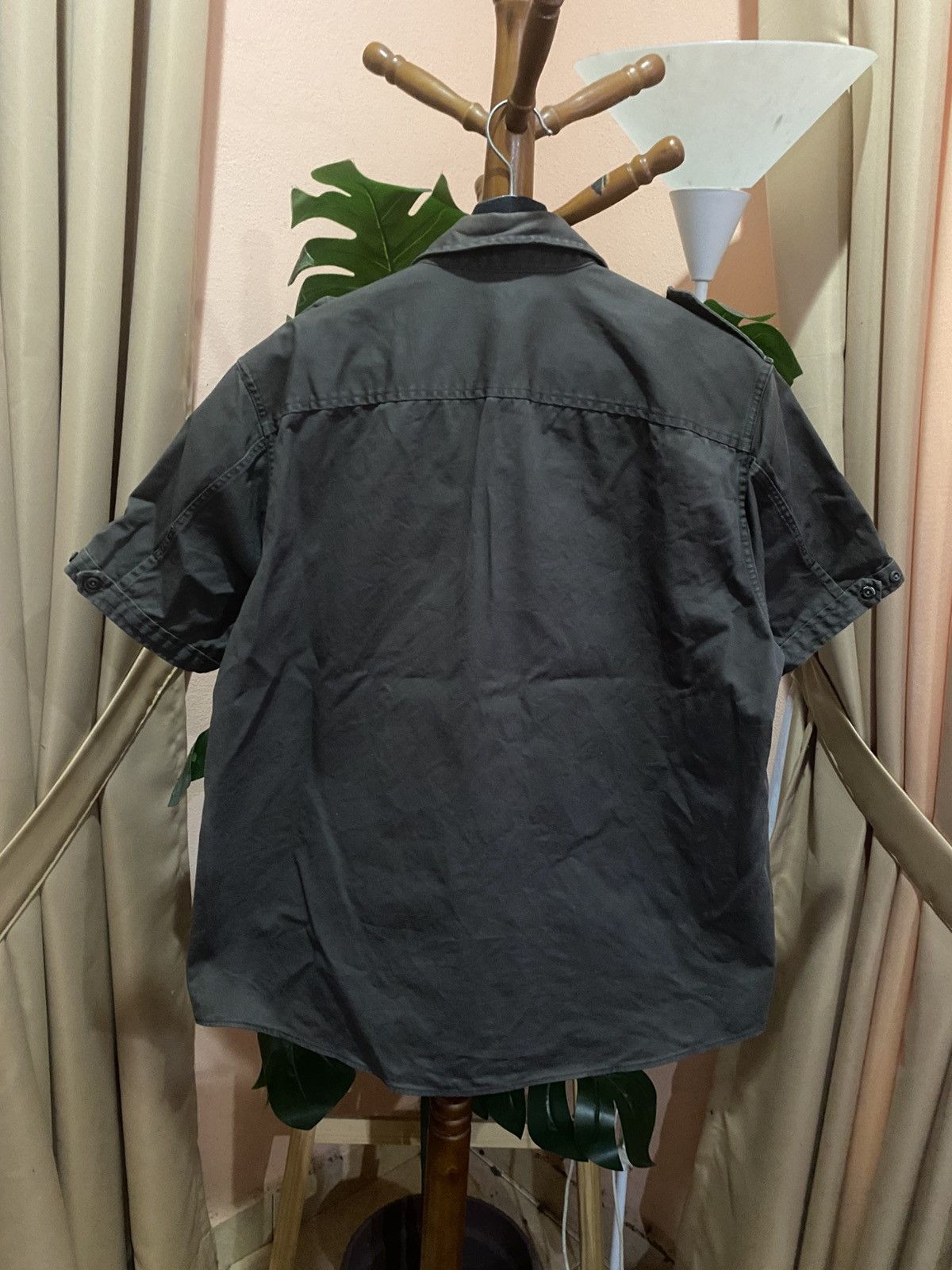 R.Newbold R. Newbold Military-Inspired Short Sleeve Shirt With Patch Size US M / EU 48-50 / 2 - 6 Thumbnail