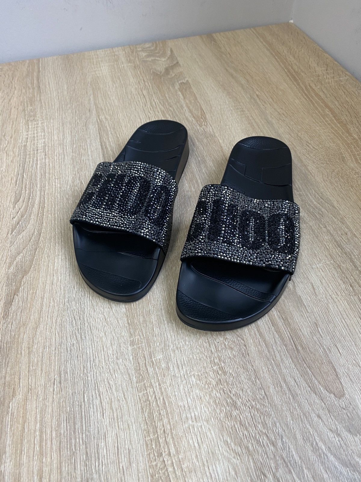 Jimmy Choo 🇮🇹 Jimmy Chop Slippers made in Italy Size US 10 / IT 40 - 1 Thumbnail