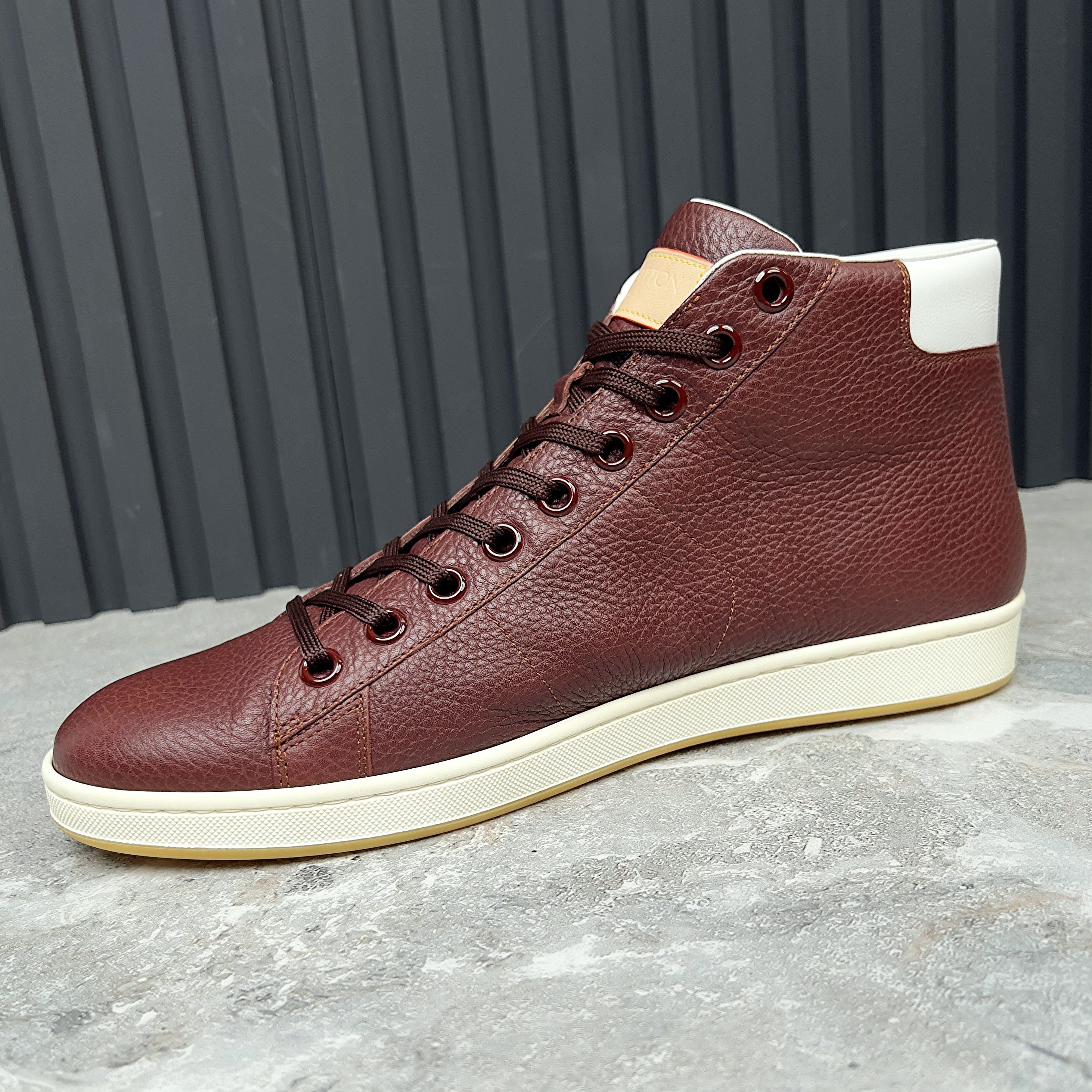 Louis Vuitton Surfside Fasbball Sneakers Graine Leather Size US 10 / EU 43 - 7 Thumbnail