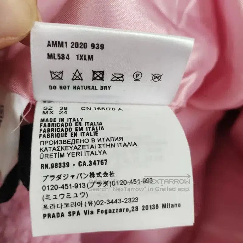 Miu Miu Miu Miu Women's Pink Fleece Zip-Up Cardigan . Size M / US 6-8 / IT 42-44 - 5 Thumbnail