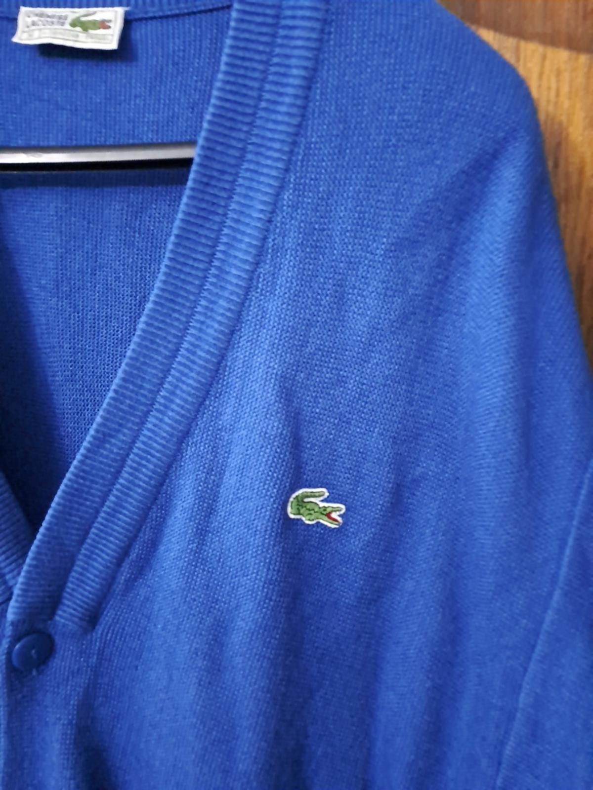 Lacoste Vintage Lacoste Mens Cardigan Size M Royal Blue Size US M / EU 48-50 / 2 - 5 Thumbnail