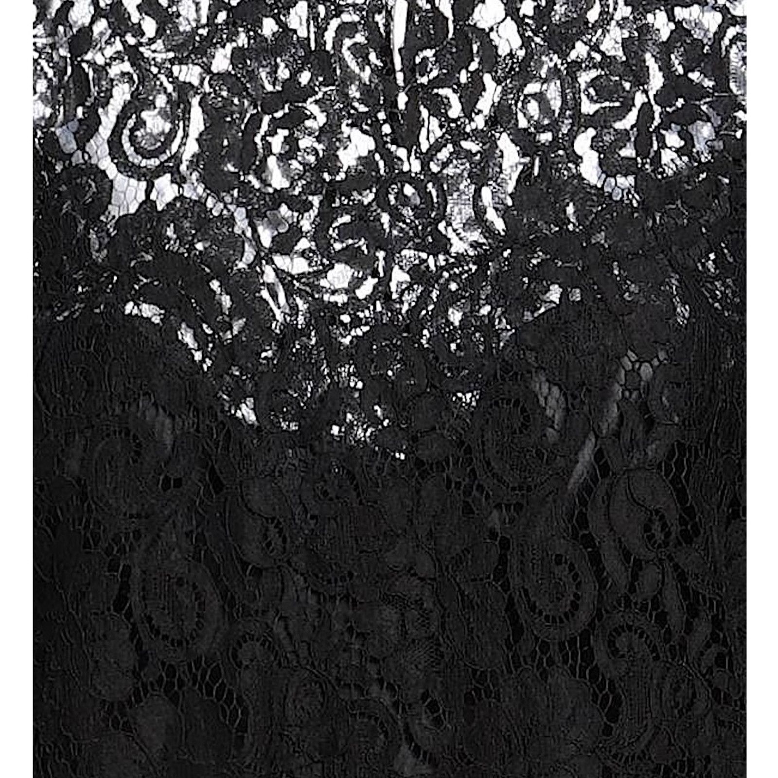 Dolce & Gabbana Dolce & Gabbana Black Lace 3/4 Sleeve Top Blouse IT 38 XS Size XS / US 0-2 / IT 36-38 - 6 Thumbnail