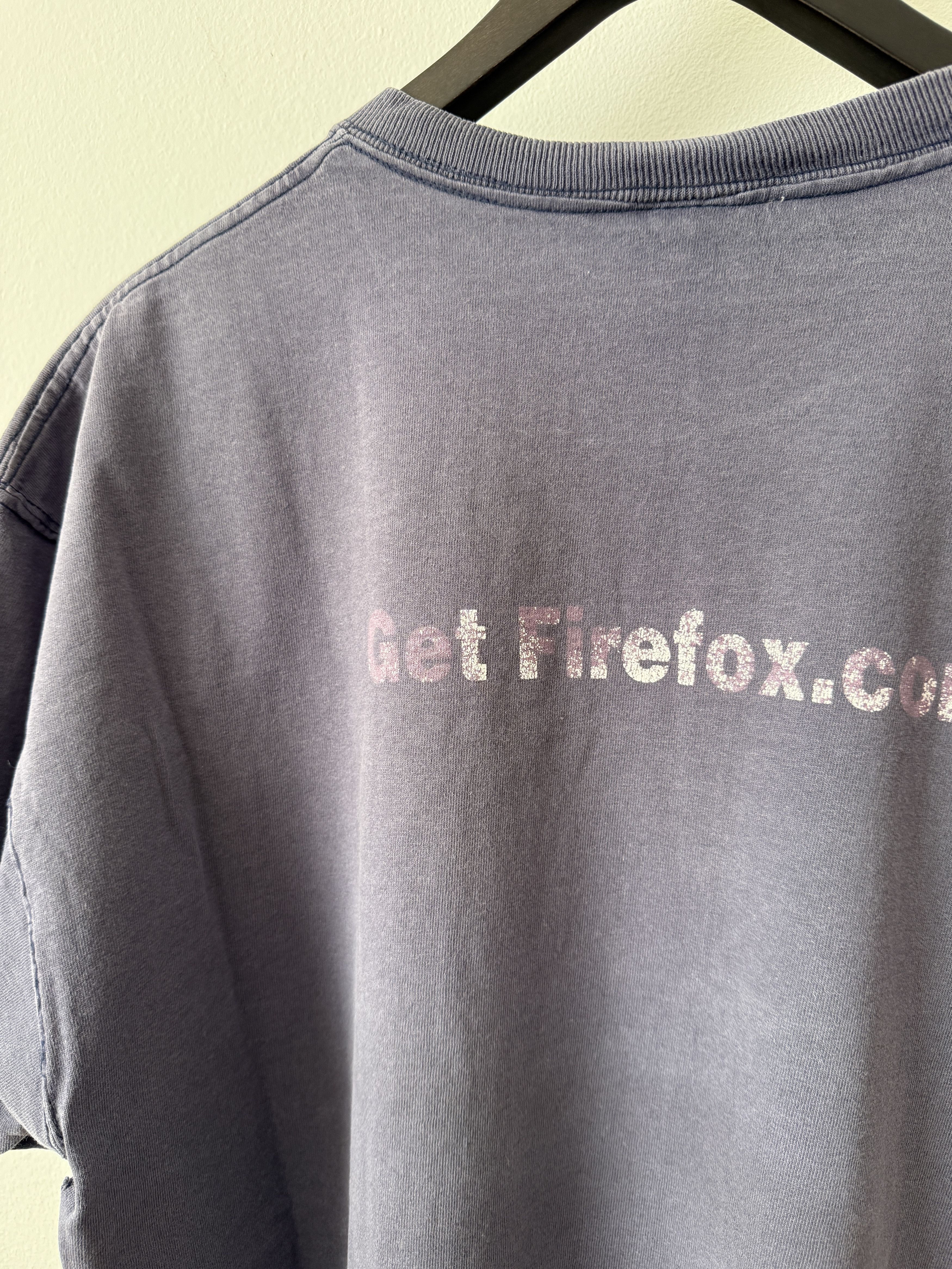Fruit Of The Loom Vintage Mozilla Firefox Faded T-shirt Size US XL / EU 56 / 4 - 8 Thumbnail