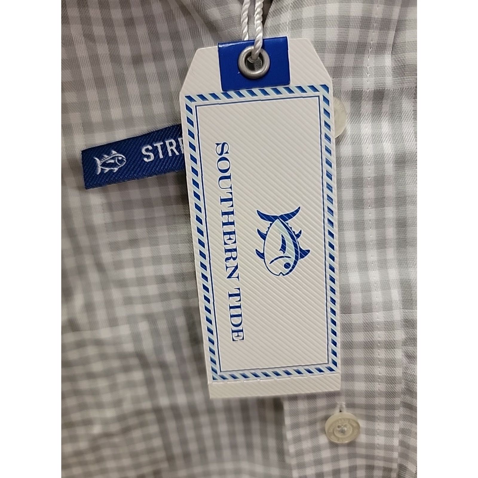 Southern Tide NWT Southern Tide Mens M Short Sleeve Button Down Shirt Trim Fit Shirt Size US M / EU 48-50 / 2 - 5 Thumbnail