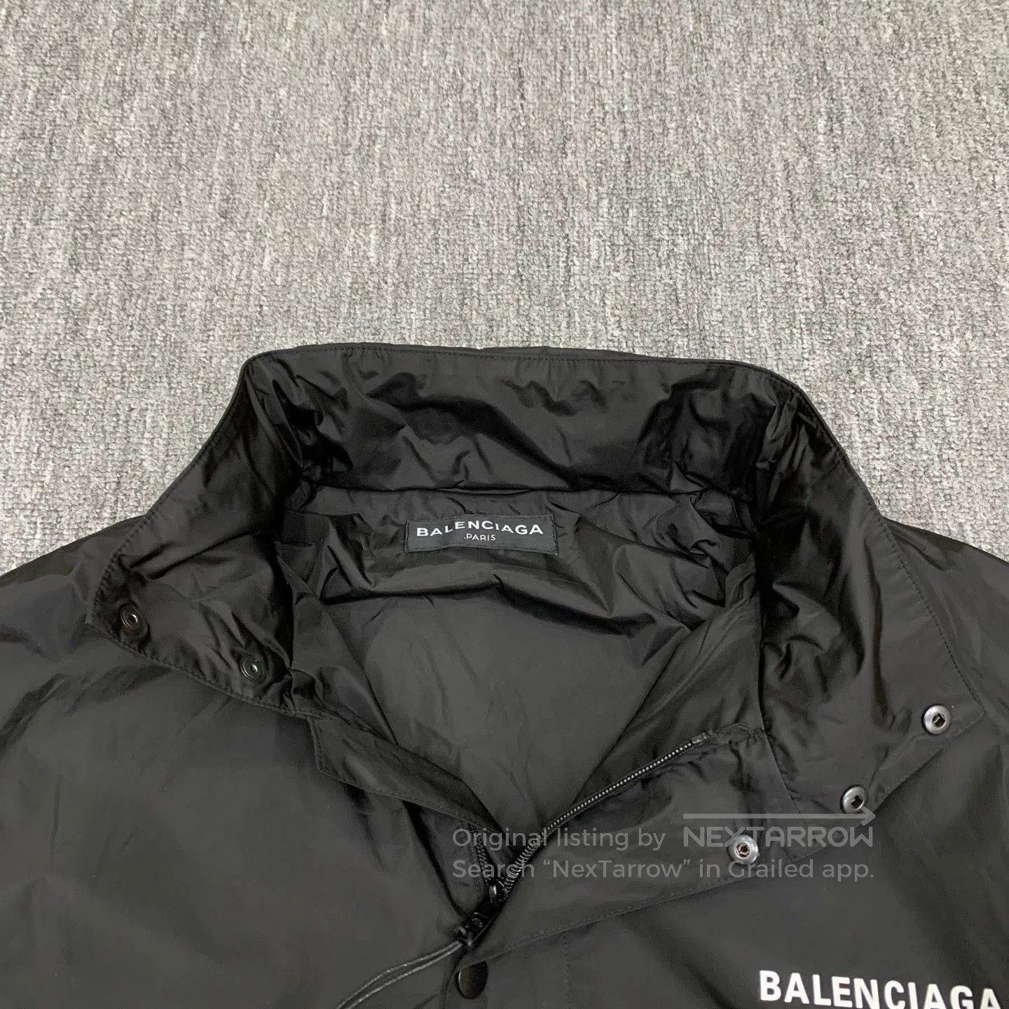 Balenciaga Balenciaga Black Nylon Jacket S. Size US S / EU 44-46 / 1 - 8 Thumbnail
