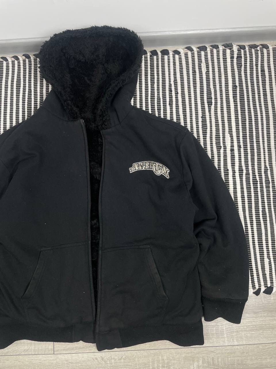 Other Vintage Avirex Furry Reversible Zip Up Hooded Jacket Y2K Size US XXL / EU 58 / 5 - 6 Thumbnail