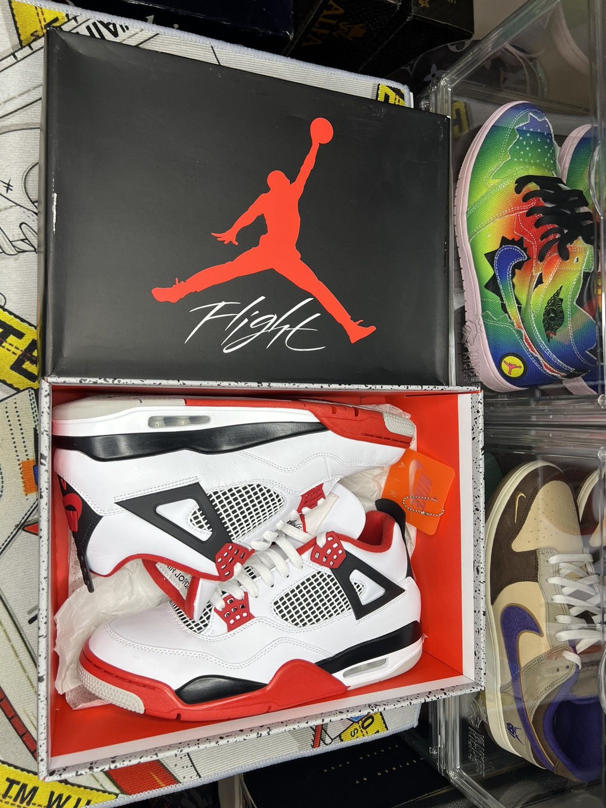 Jordan Brand Jordan 4 Fire Red 2020 Size US 11 / EU 44 - 9 Thumbnail