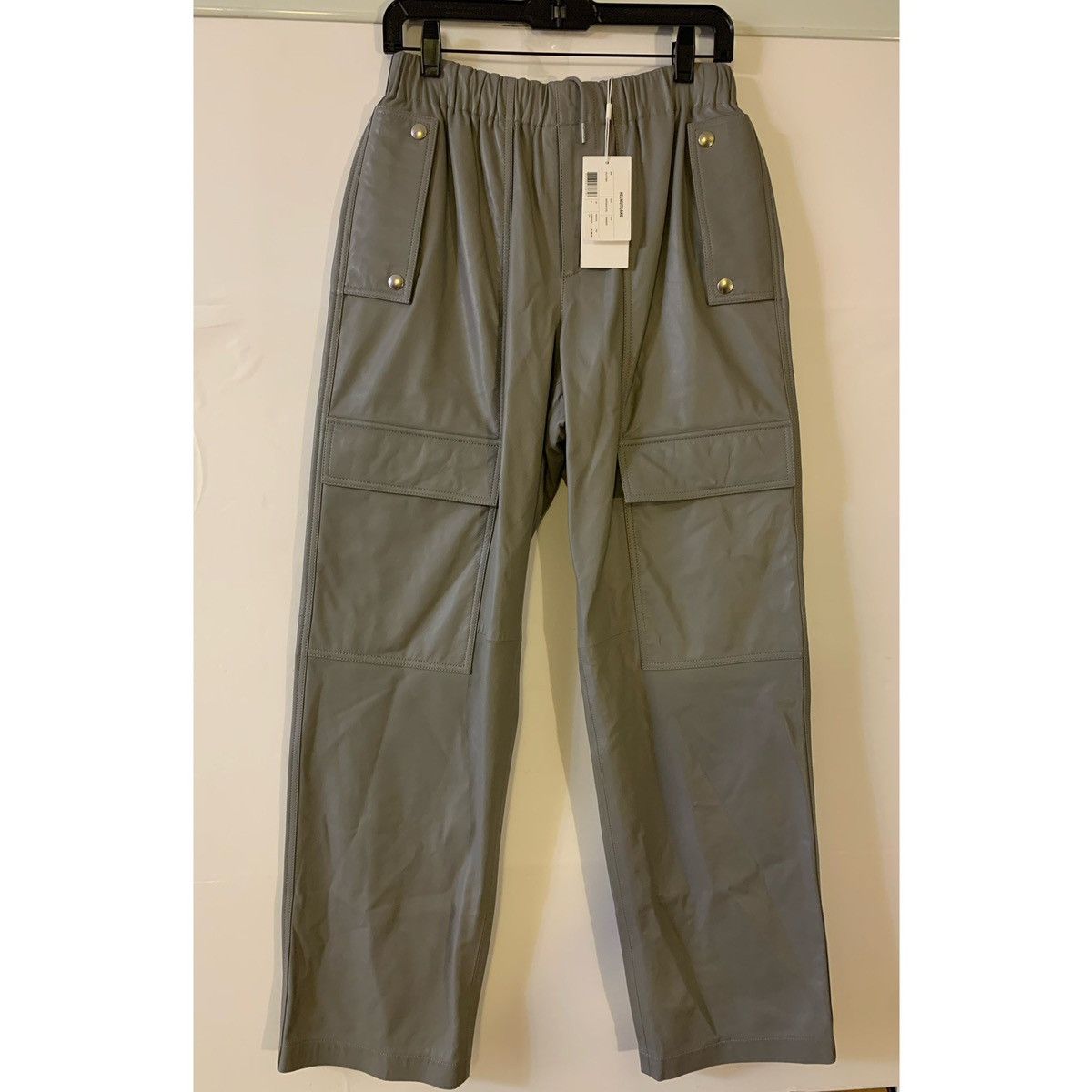 Helmut Lang HELMUT LANG LEATHER UTILITY CARGO PANTS Size US 32 / EU 48 - 1 Thumbnail