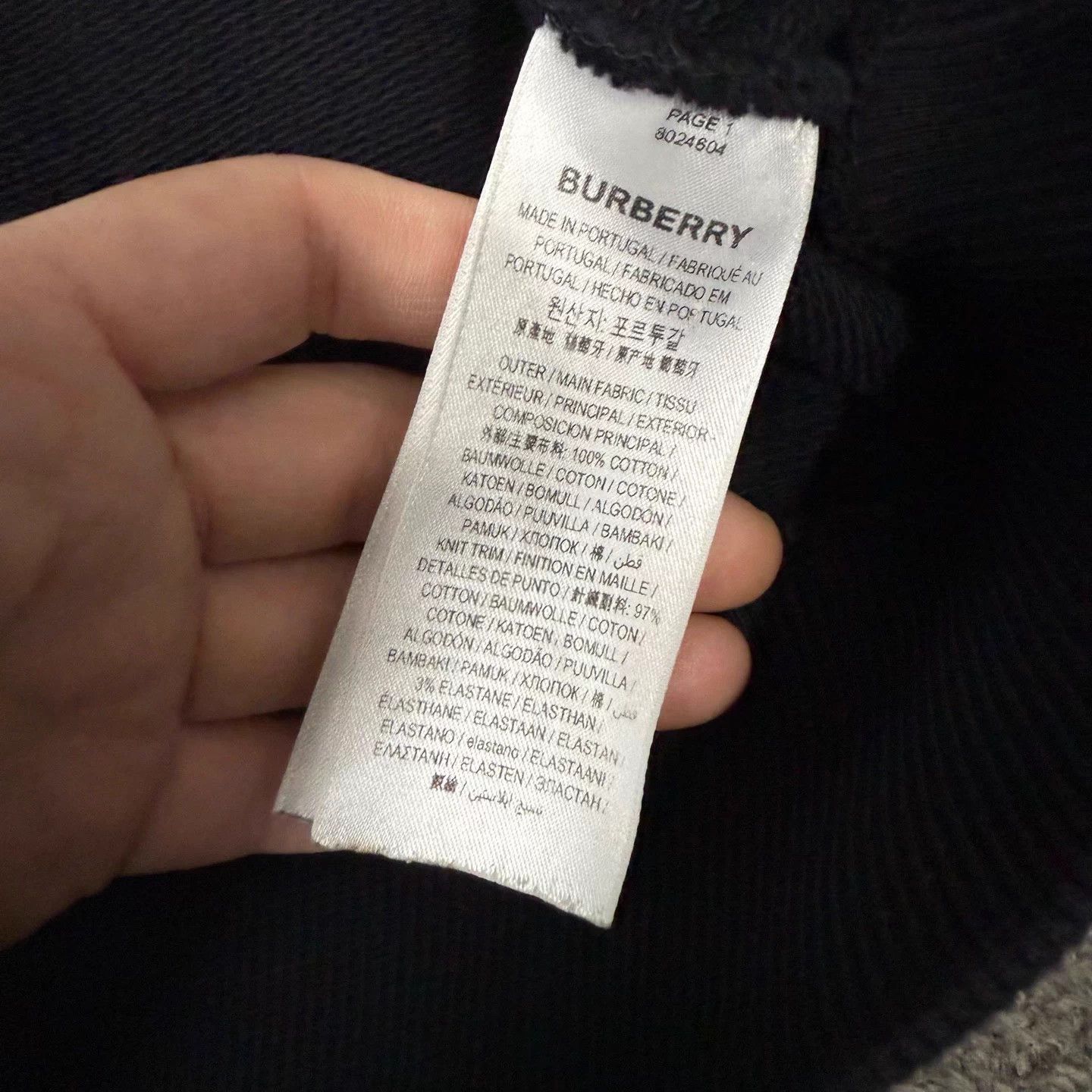 Burberry Burberry black hoodie XXL 99 New Size XXL / US 16-18 / IT 52-54 - 4 Thumbnail