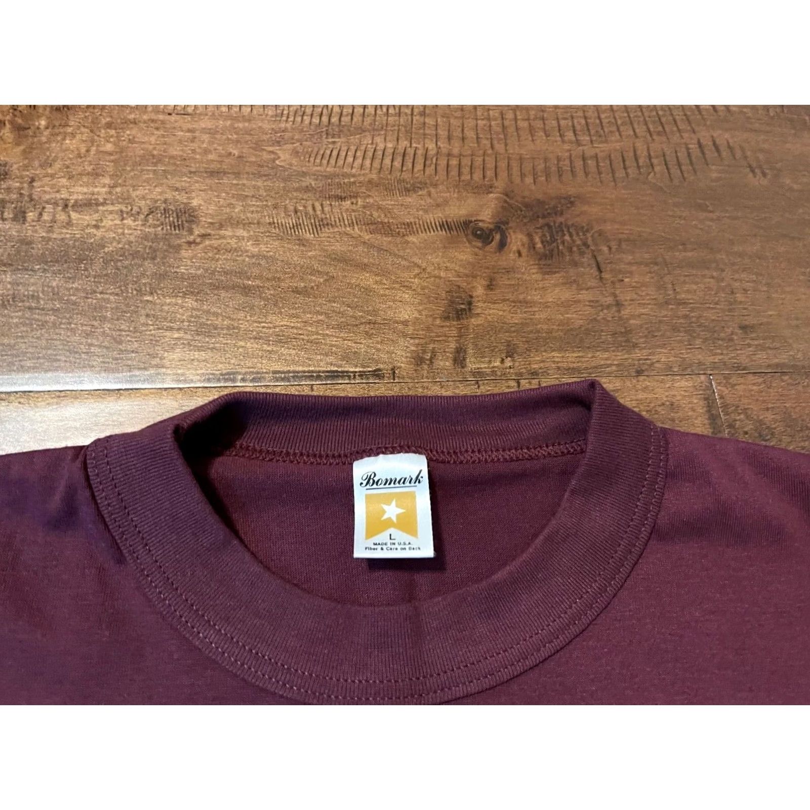 Vintage VINTAGE Honda Goldwing Motorcycles Eagle T-Shirt Maroon USA Made Men's L S/S Size US L / EU 52-54 / 3 - 4 Thumbnail