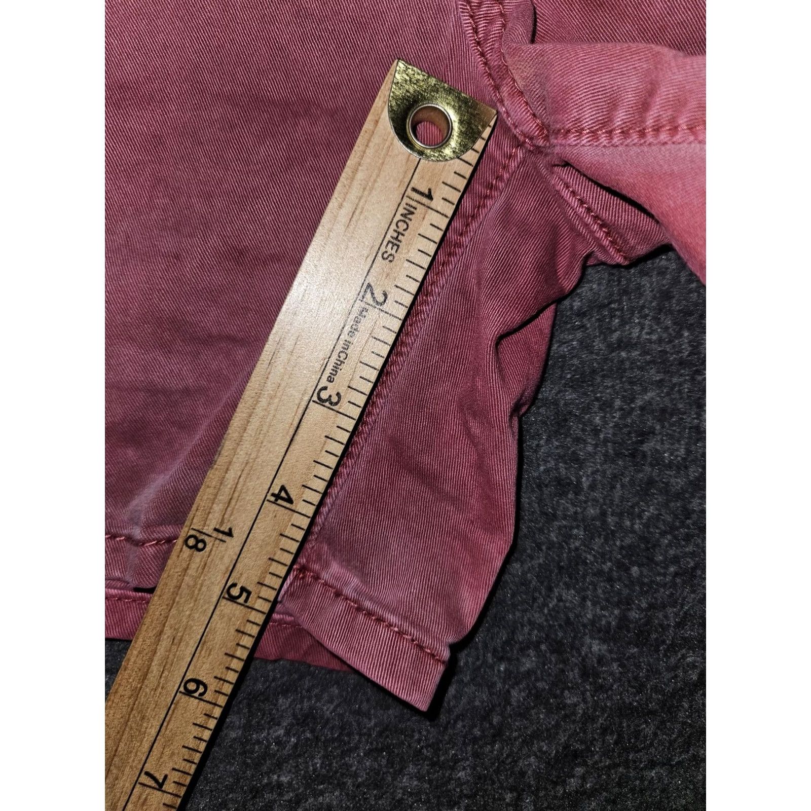 American Eagle Outfitters American Eagle Outfitters Chino Shorts Womens 8 Pink Midi Stretch Twill Size 30" / US 8 / IT 44 - 7 Thumbnail