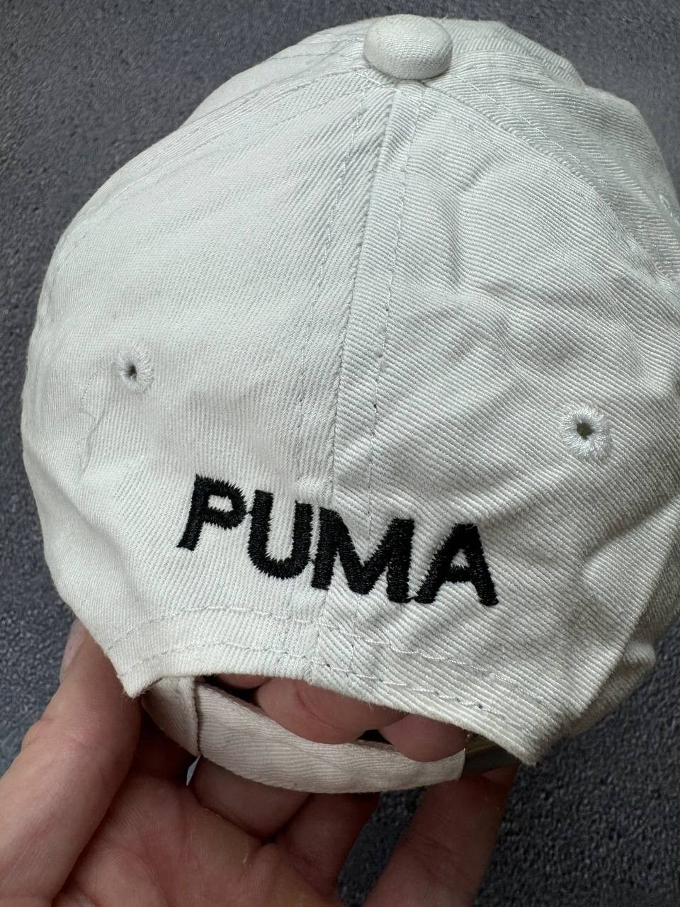 Puma Vintage Puma white cap hat Size ONE SIZE - 5 Thumbnail