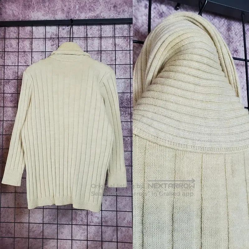 Yves Saint Laurent Yves Saint Laurent Women's Beige Wool Knit Sweater . Size M / US 6-8 / IT 42-44 - 7 Thumbnail