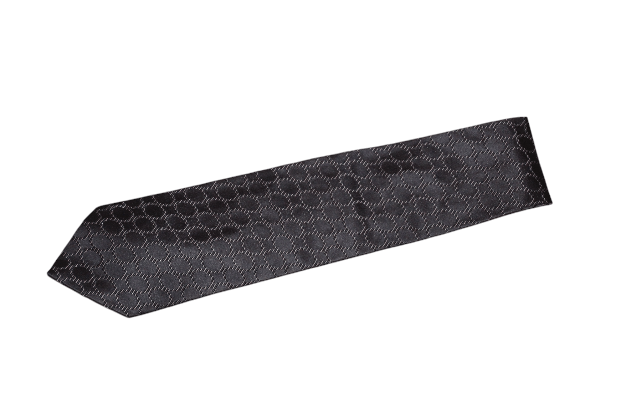Gucci Luxury Gucci Abstract Circle Patterns Jacquard Silk Tie Size ONE SIZE - 10 Thumbnail