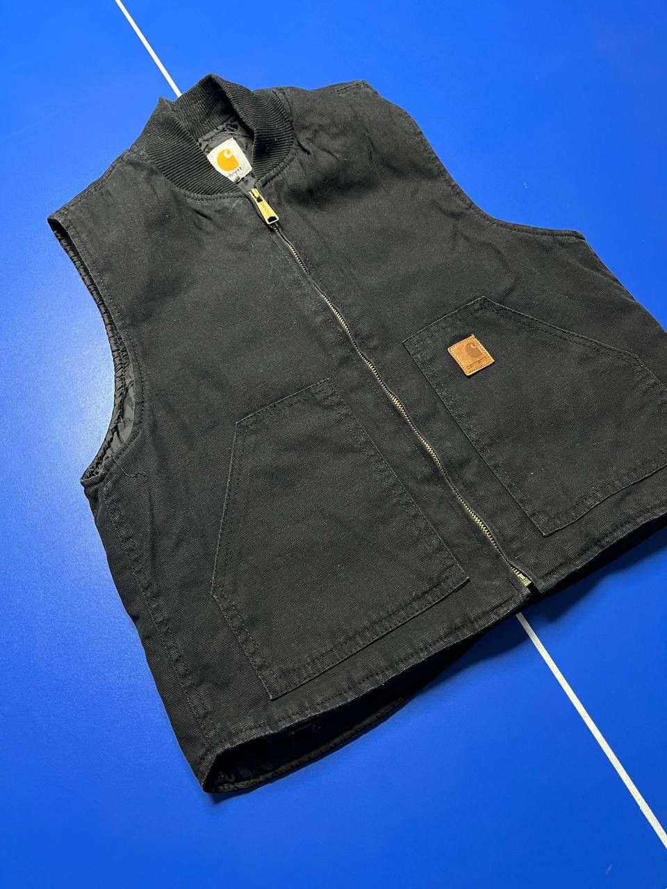 Carhartt Carhartt Sandstone Duck Vest Black Quilt Lined Women’s S Size S / US 4 / IT 40 - 2 Thumbnail