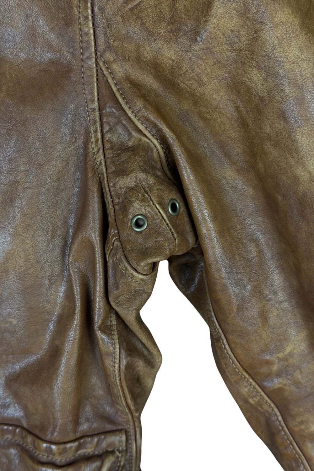 Polo Ralph Lauren fw01 Polo Ralph Lauren Leather Field / Pilot Jacket– Size US M / EU 48-50 / 2 - 13 Thumbnail