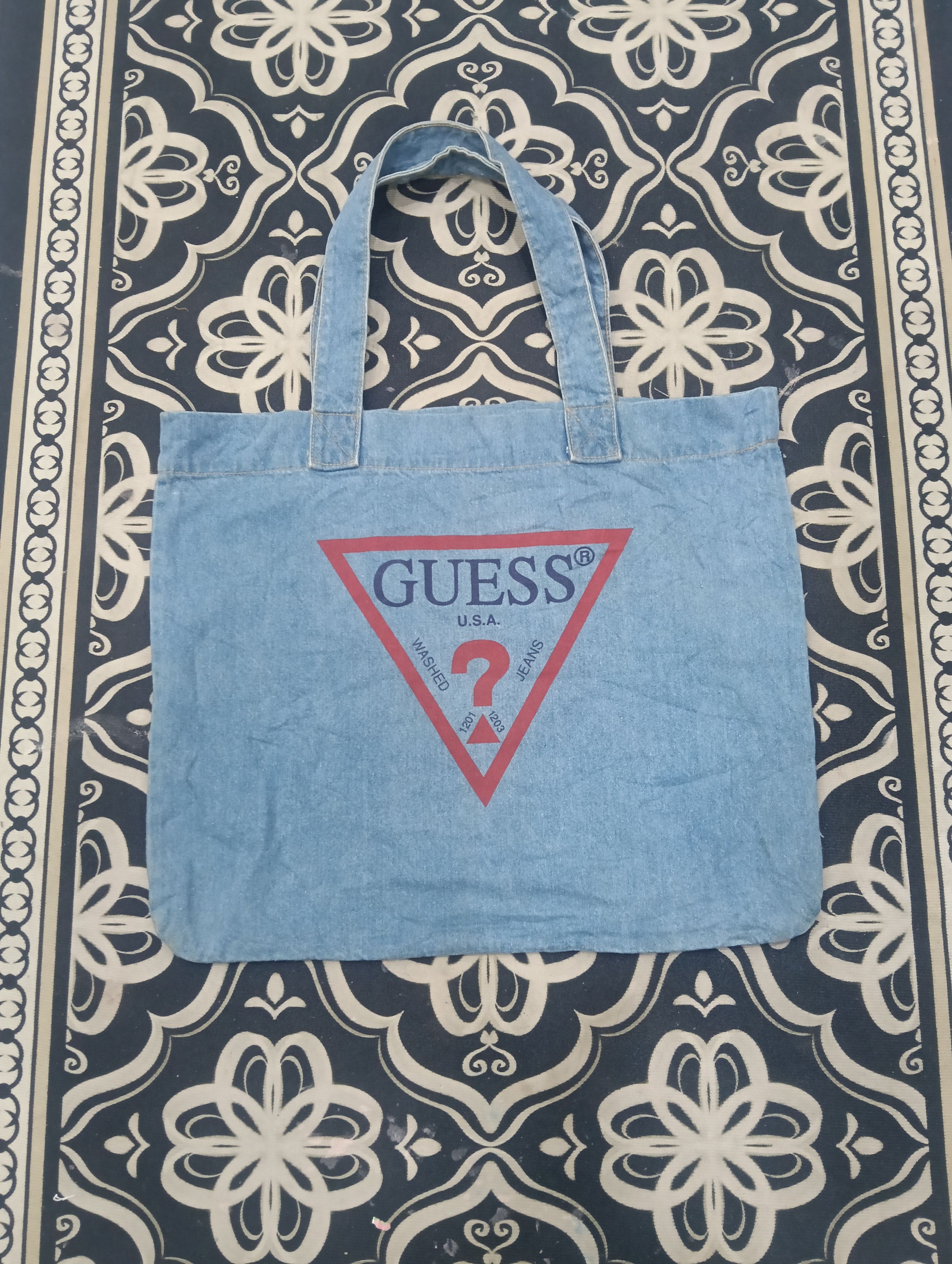 Georges Marciano True Vintage Guess Denime Totebag Size ONE SIZE - 1 Thumbnail