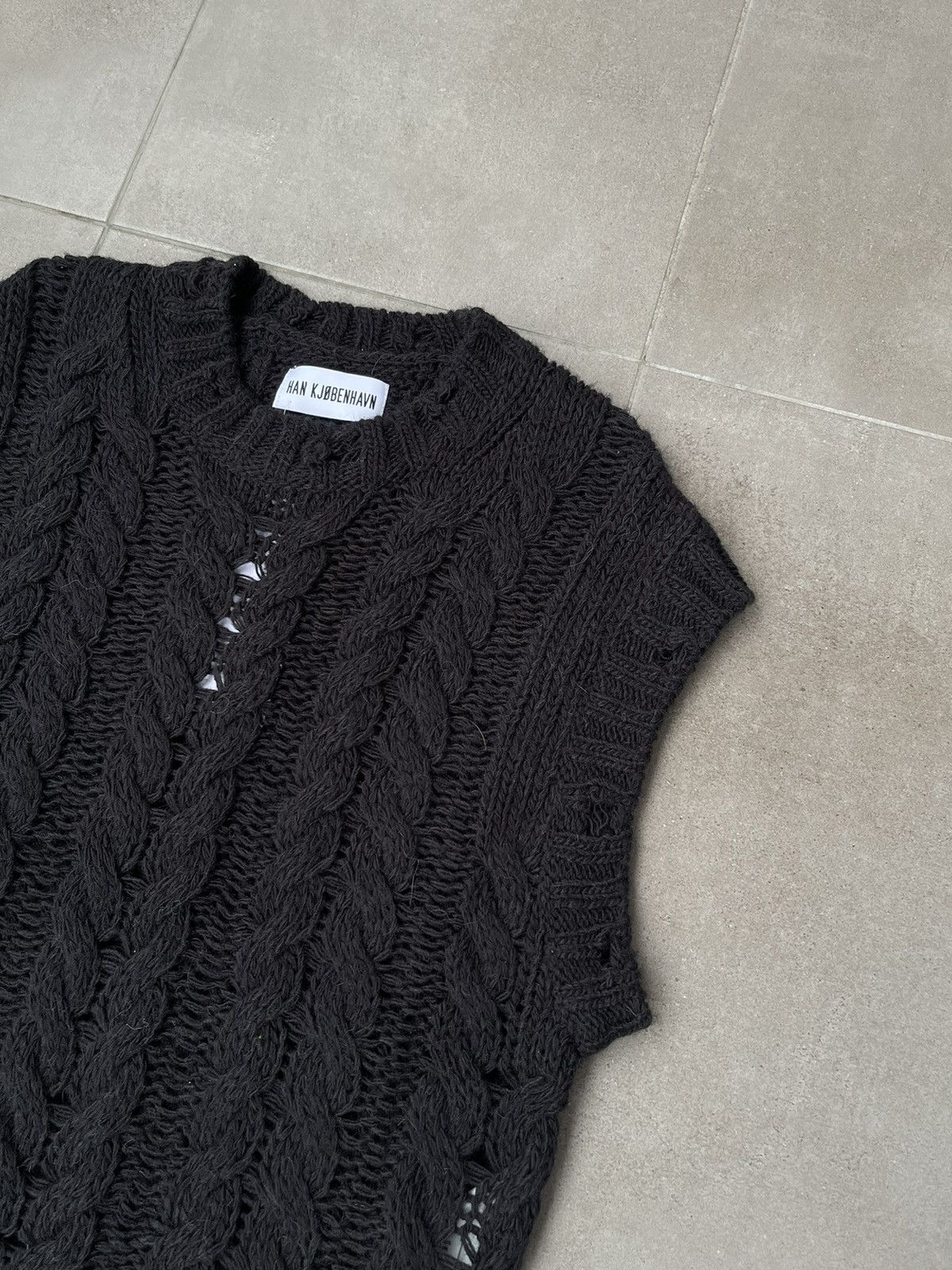 Han Kjobenhavn !DS! FW22 Han Kjobenhavn Knit Short Sleeved Sweater Vest Size US M / EU 48-50 / 2 - 15 Thumbnail