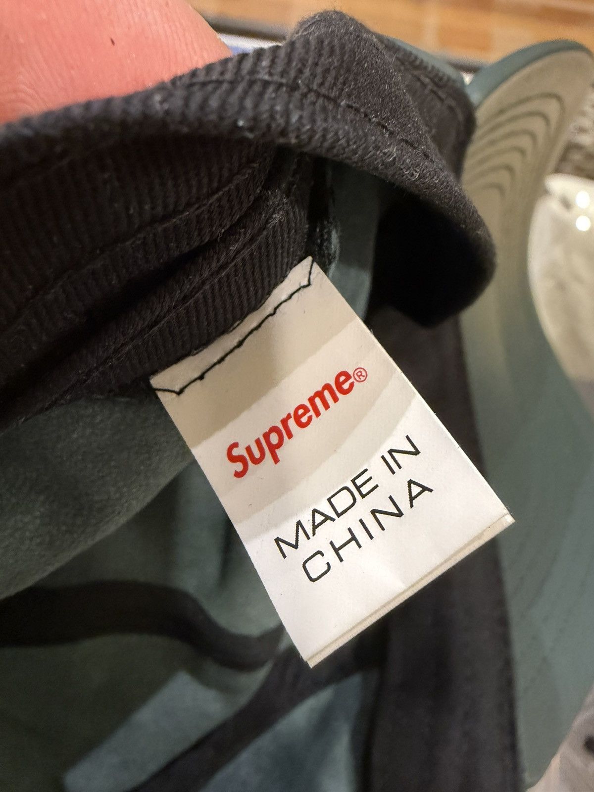 Supreme Supreme Leather Camp Cap - Green Size ONE SIZE - 7 Thumbnail