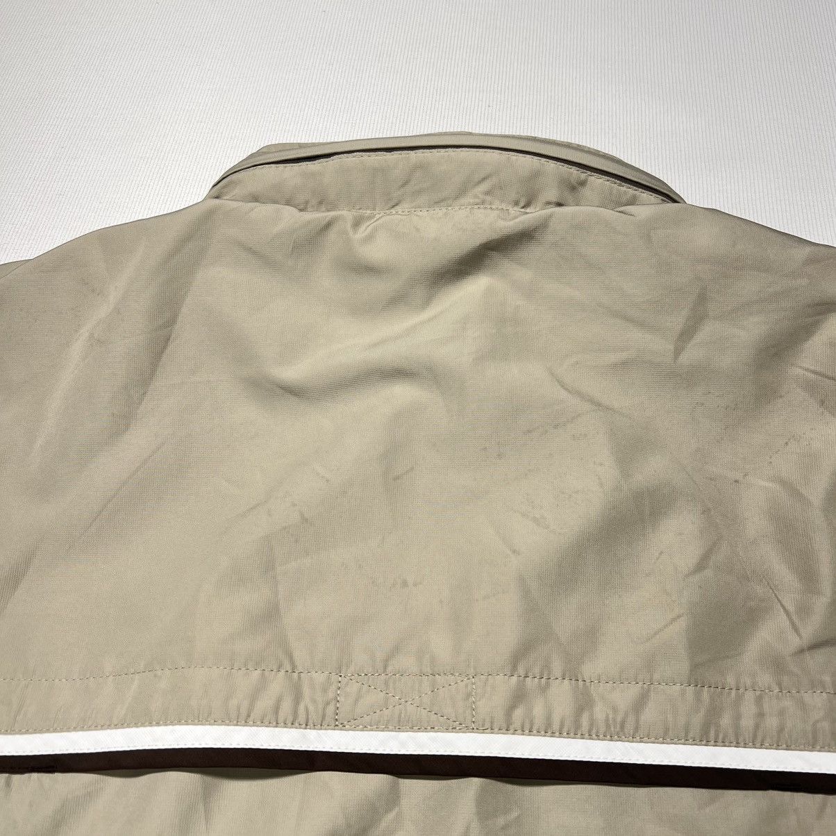 Nike × Vintage VTG Nike Varsity Jacket Brown Coaches Windbreaker Grey Tag Size US M / EU 48-50 / 2 - 20 Thumbnail