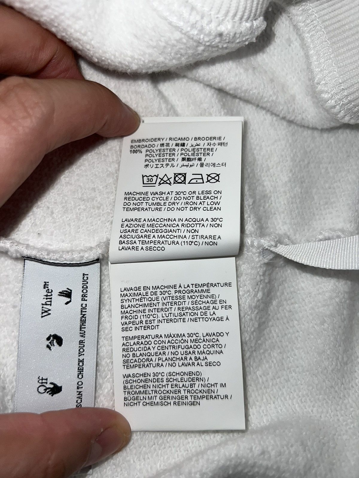 Off-White Off White High Weed Hoodie White Size US XXL / EU 58 / 5 - 15 Thumbnail