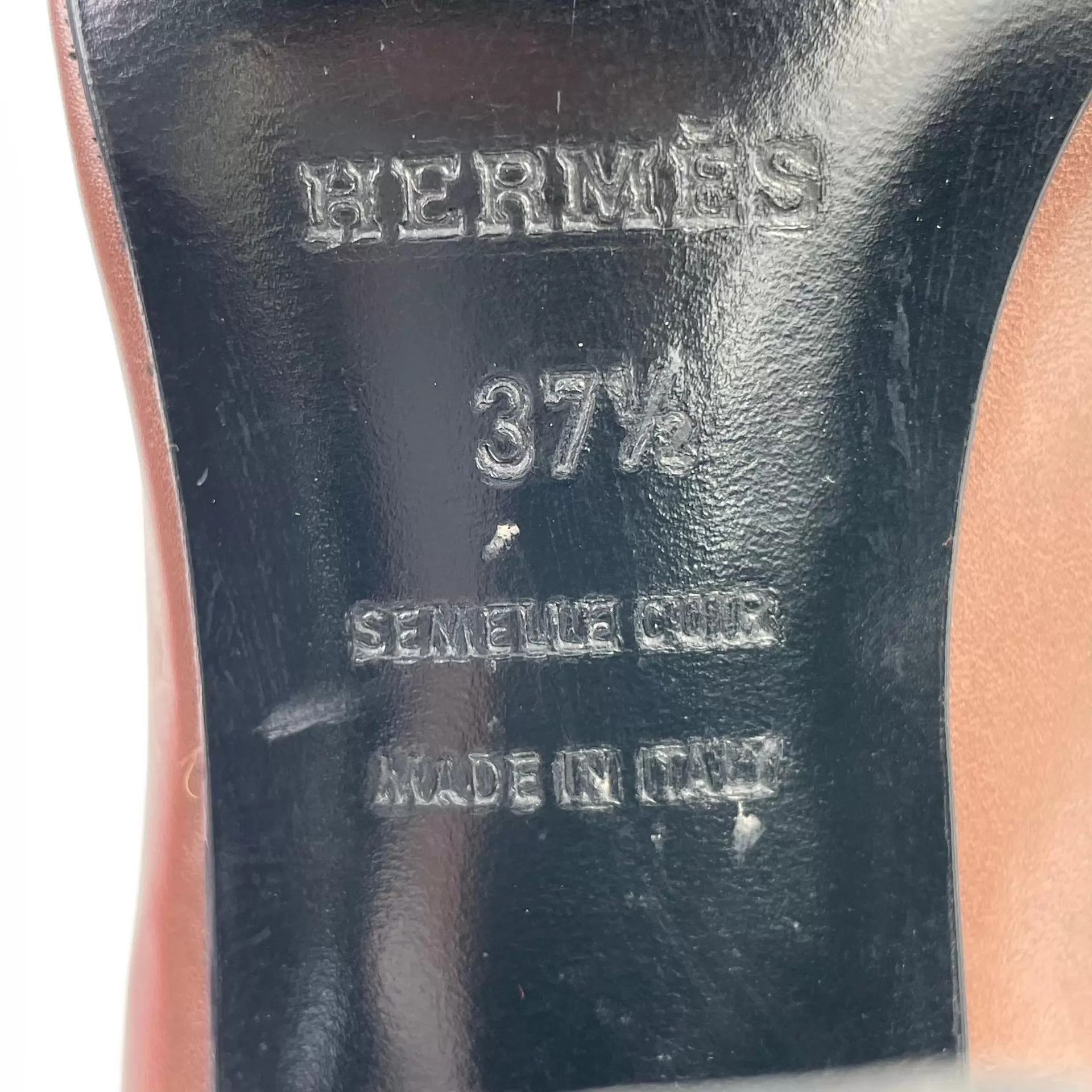Hermes Hermès fur knee-high heeled boots brown EU 37.5 Size US 7 / IT 37 - 6 Thumbnail