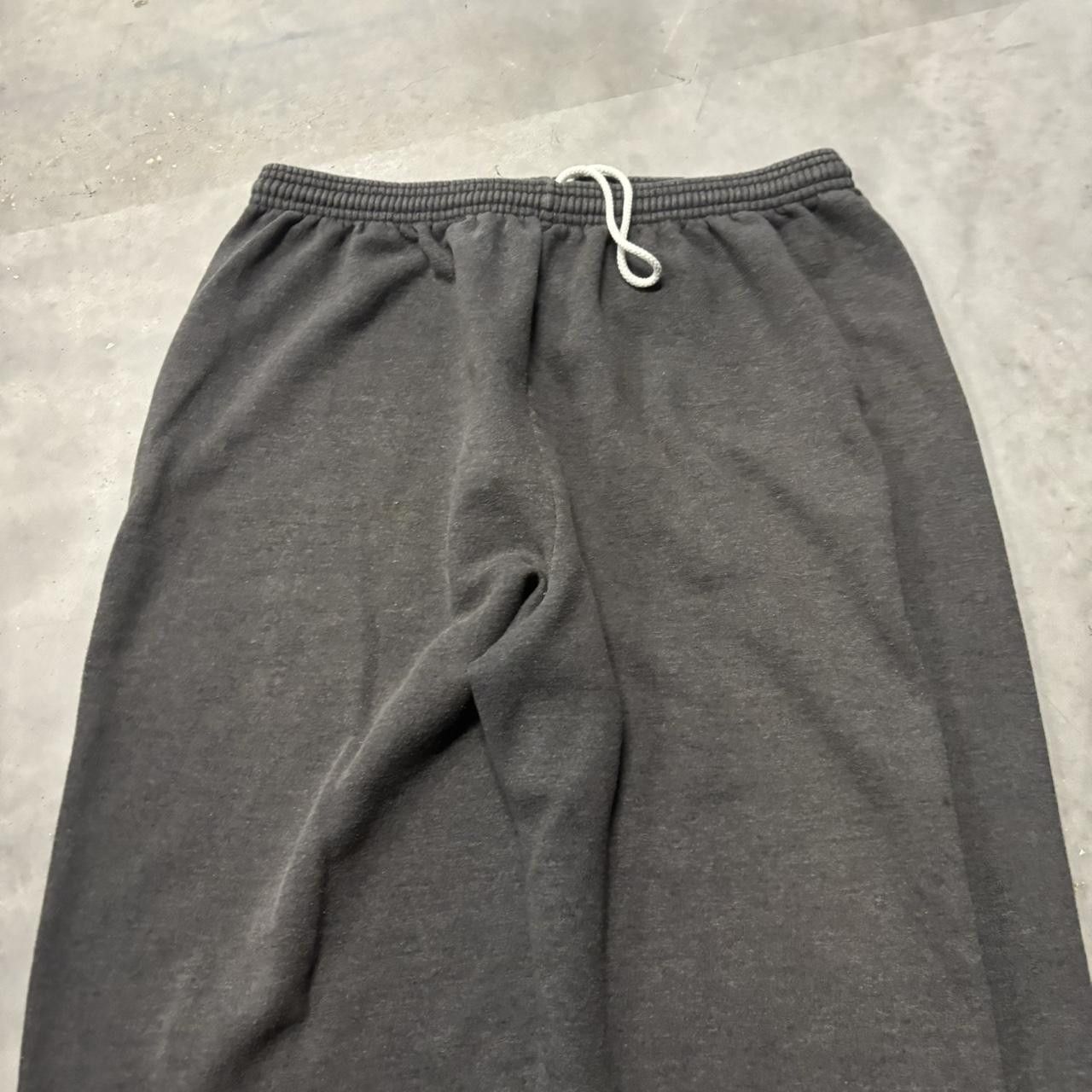 Japanese Brand × Vintage Crazy Vintage Y2K/2000s Baggy Dark Grey Skater Essential Sweatpants! Size US 32 / EU 48 - 4 Thumbnail