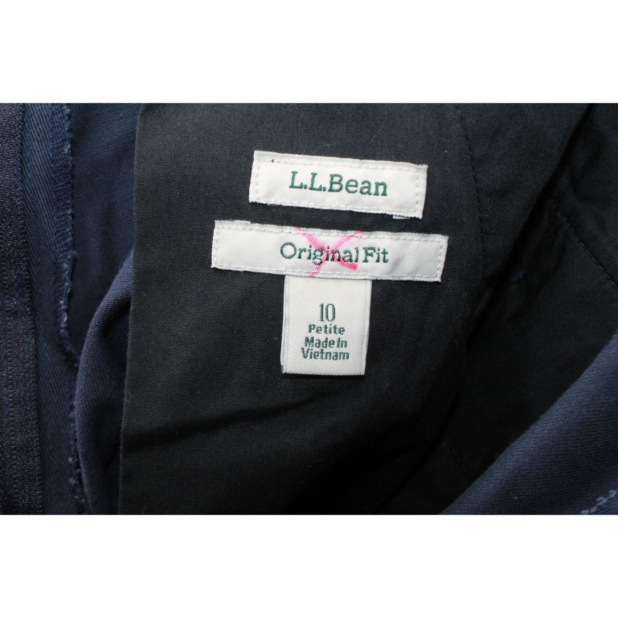 L.L. Bean LL Bean Wrinkle Free Bayside Pants Ultra High Rise 10 Pet Size 32" / US 10 / IT 46 - 7 Thumbnail