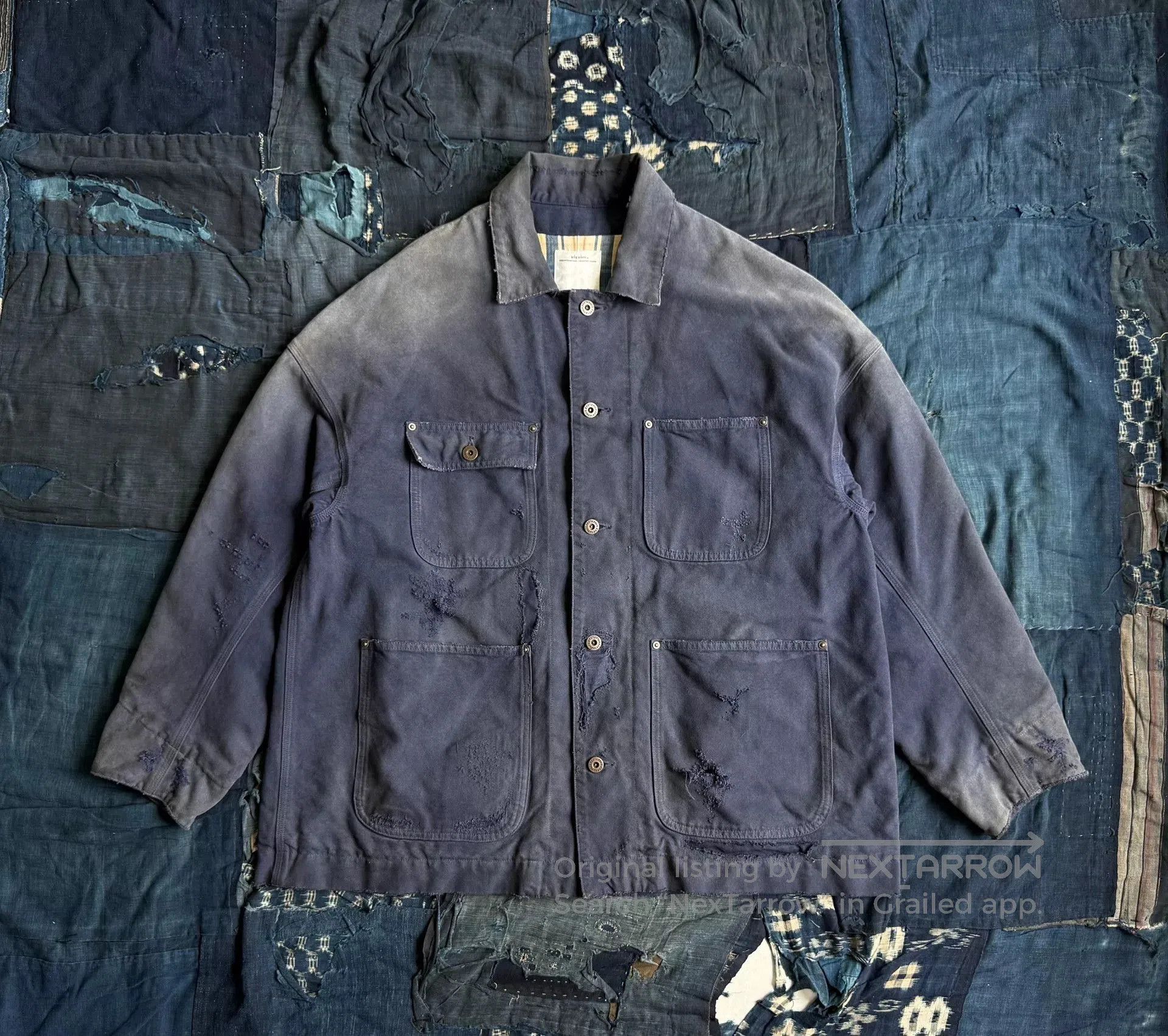 Visvim visvim macray coverall crash jacket grey | Grailed