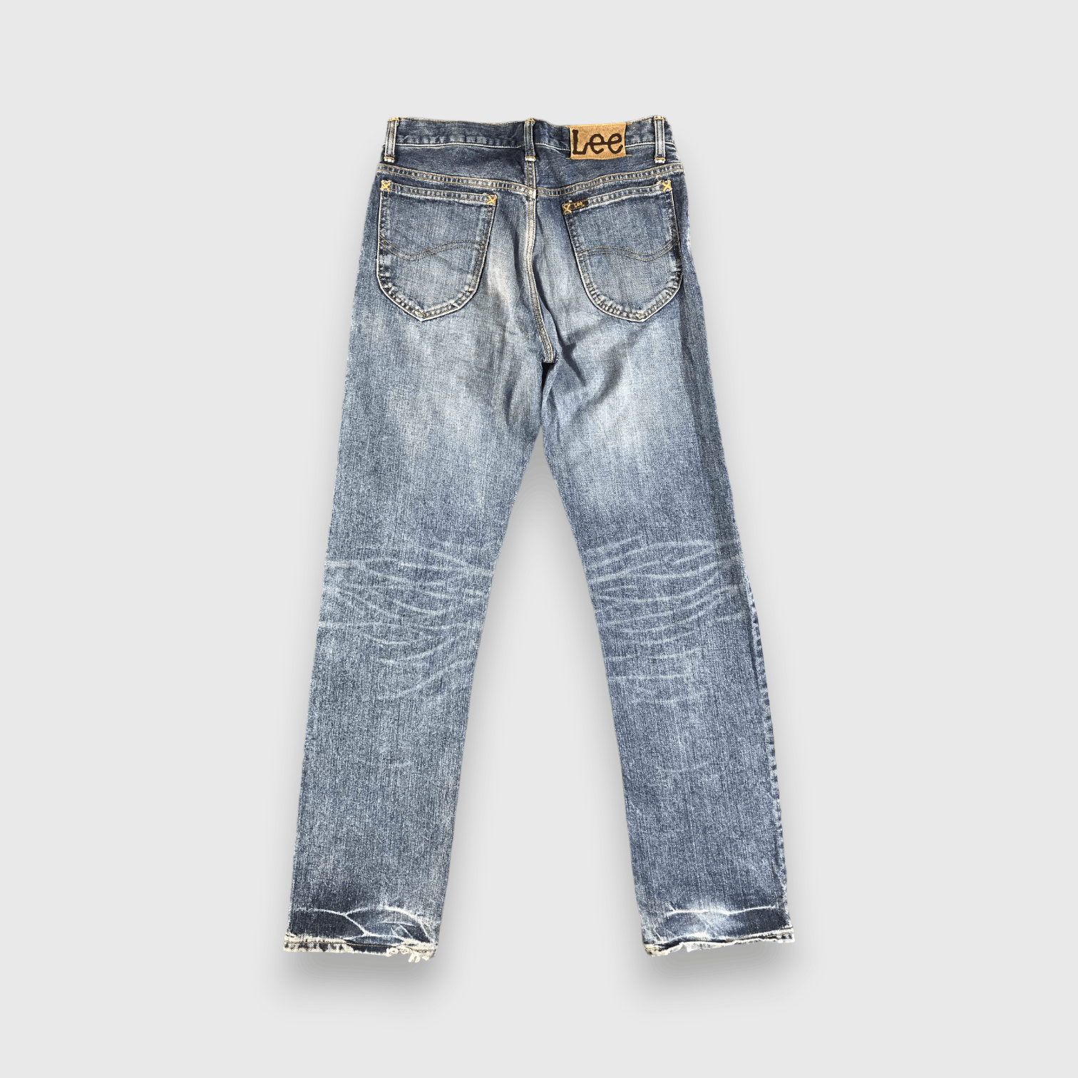 Japanese Brand Vintage Blue Wash Lee Jeans-J2846 Size US 31 - 2 Thumbnail