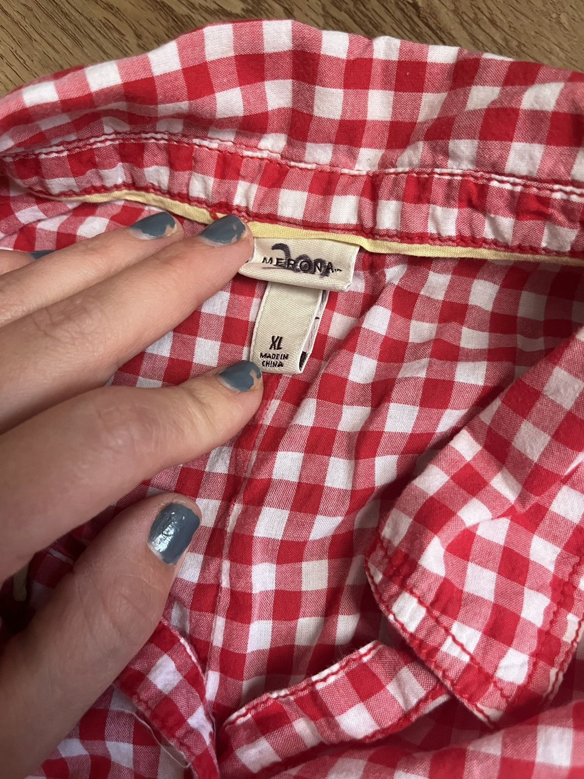 Merona Plaid shirt Size L / US 10 / IT 46 - 2 Thumbnail