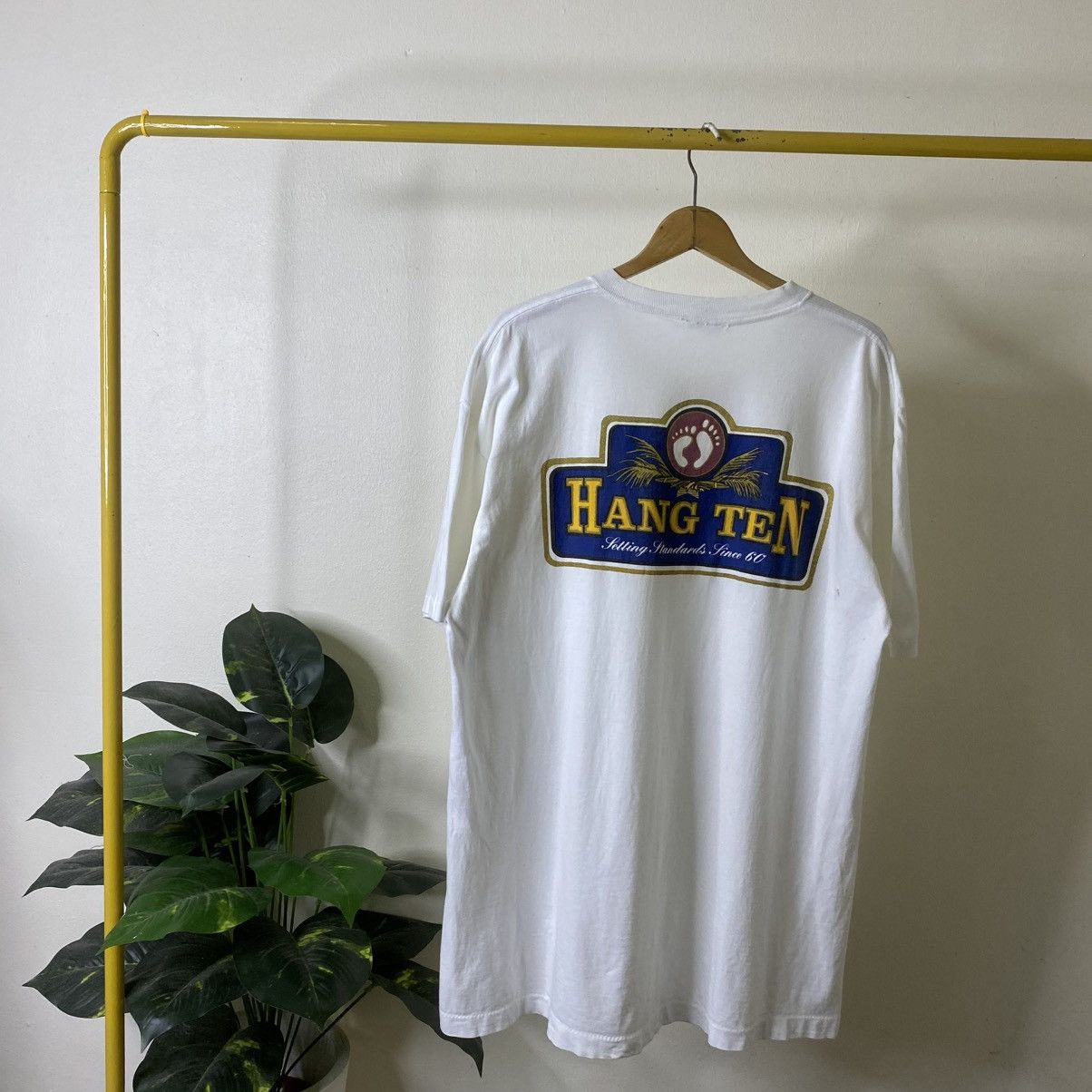 Hang Ten Vintage 1990s Hang Ten Surf T Shirt Size US XXL / EU 58 / 5 - 1 Thumbnail
