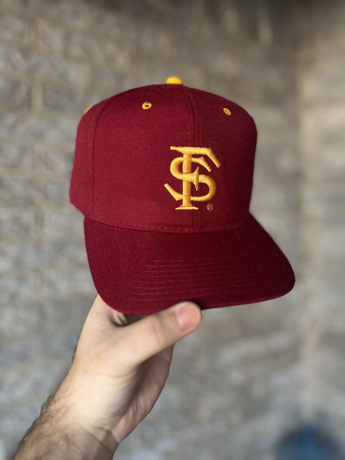 Sports Specialties × Vintage Vintage 90’s Florida State Seminoles Wool NCAA SnapBack Hat Size ONE SIZE - 1 Thumbnail