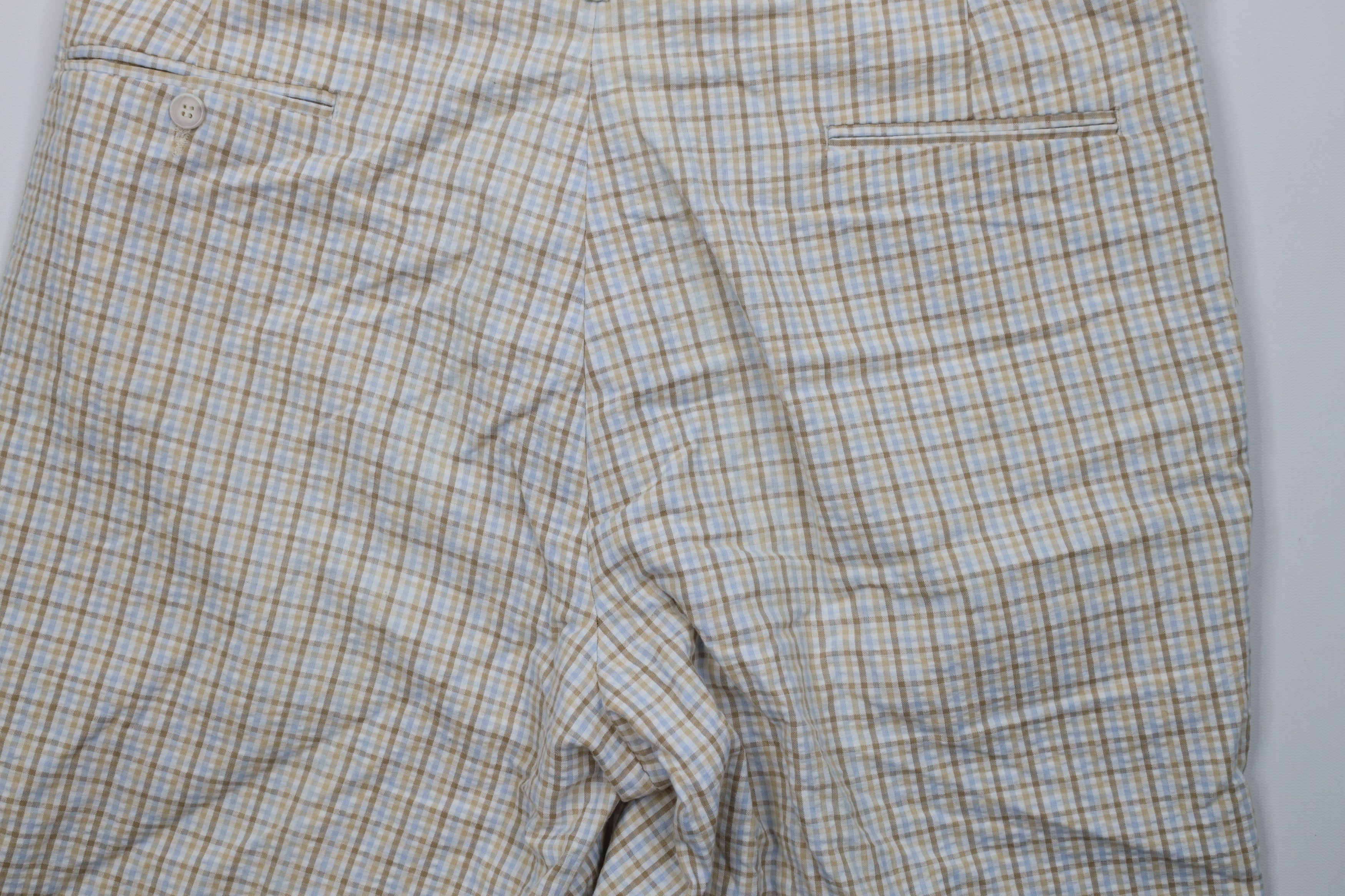Vintage Vintage 90s Streetwear Sucker Above Knee Chino Shorts Plaid Size US 36 / EU 52 - 10 Thumbnail