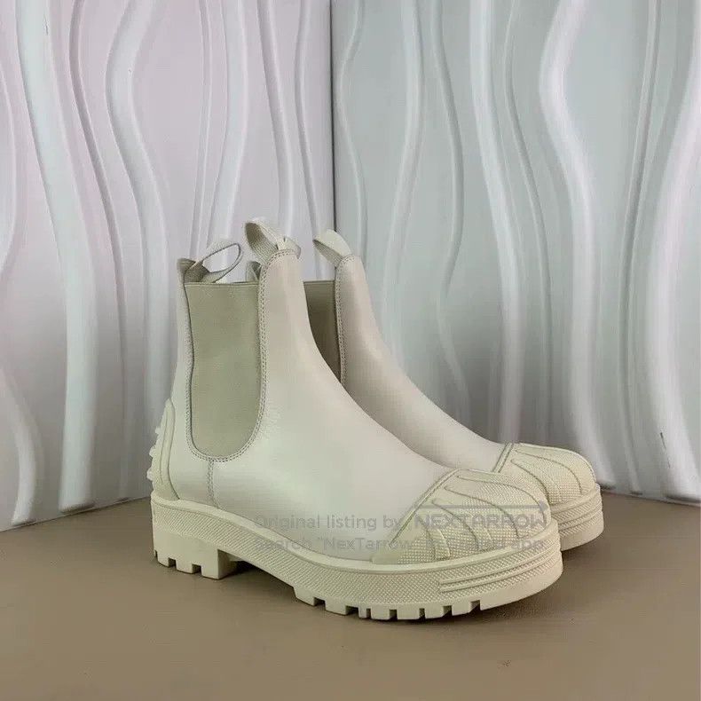 Dior Dior Logo calfskin Chelsea boots Size US 6.5 / IT 36.5 - 2 Thumbnail