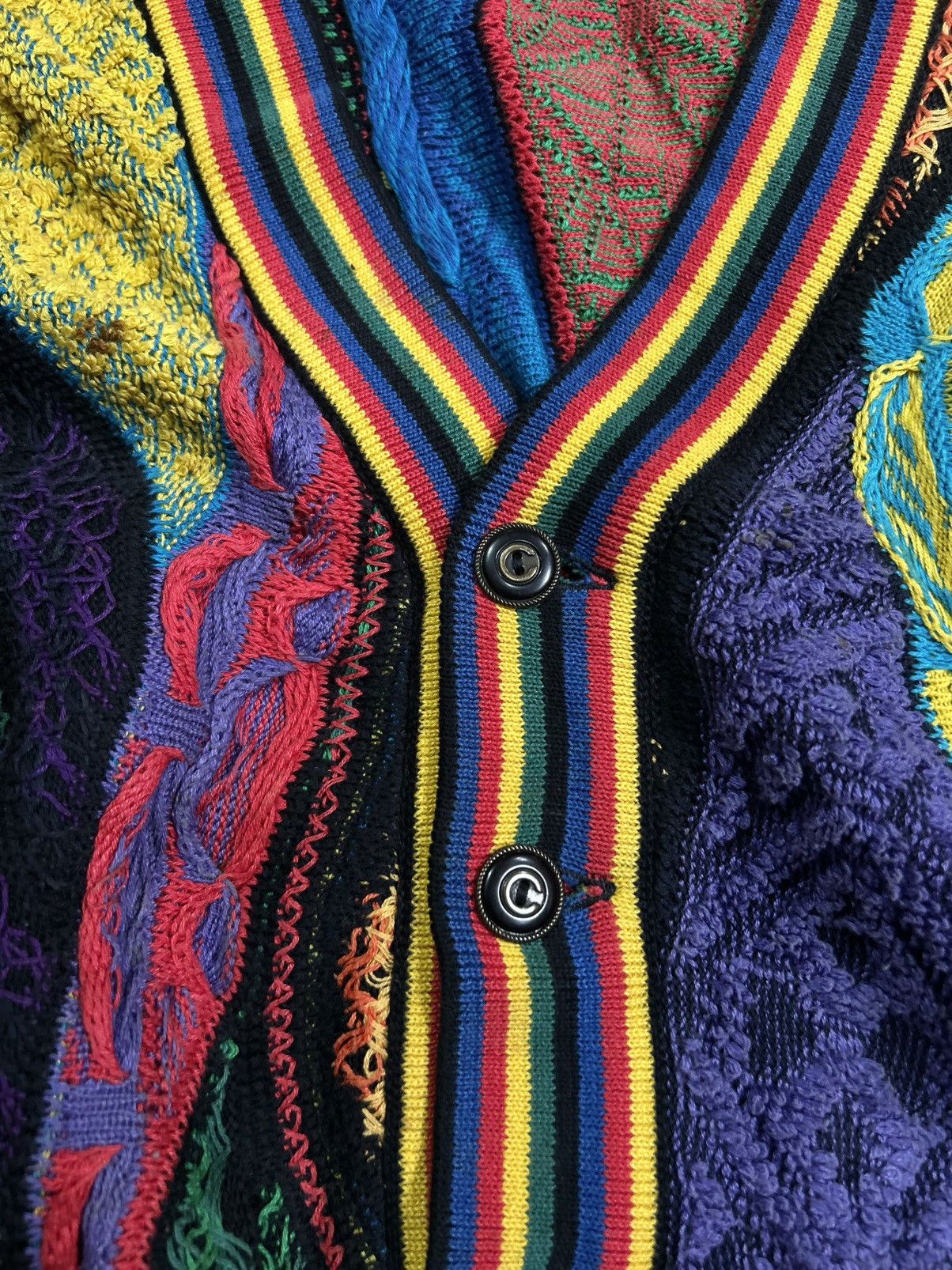 Coogi RAREST COOGI 3D COLOURED CARDIGAN Size US L / EU 52-54 / 3 - 6 Thumbnail