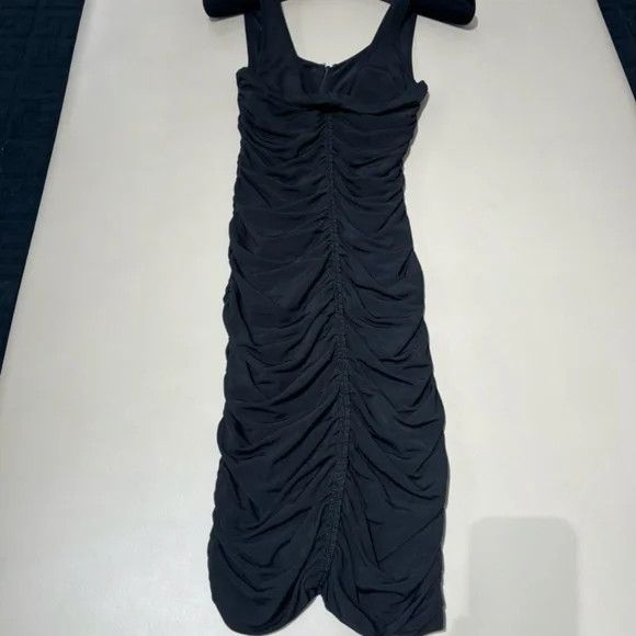 Givenchy GIVENCHY Black Ruched Minidress - NEW WITH TAGS Size XXS / US 00 / IT 34 - 14 Thumbnail
