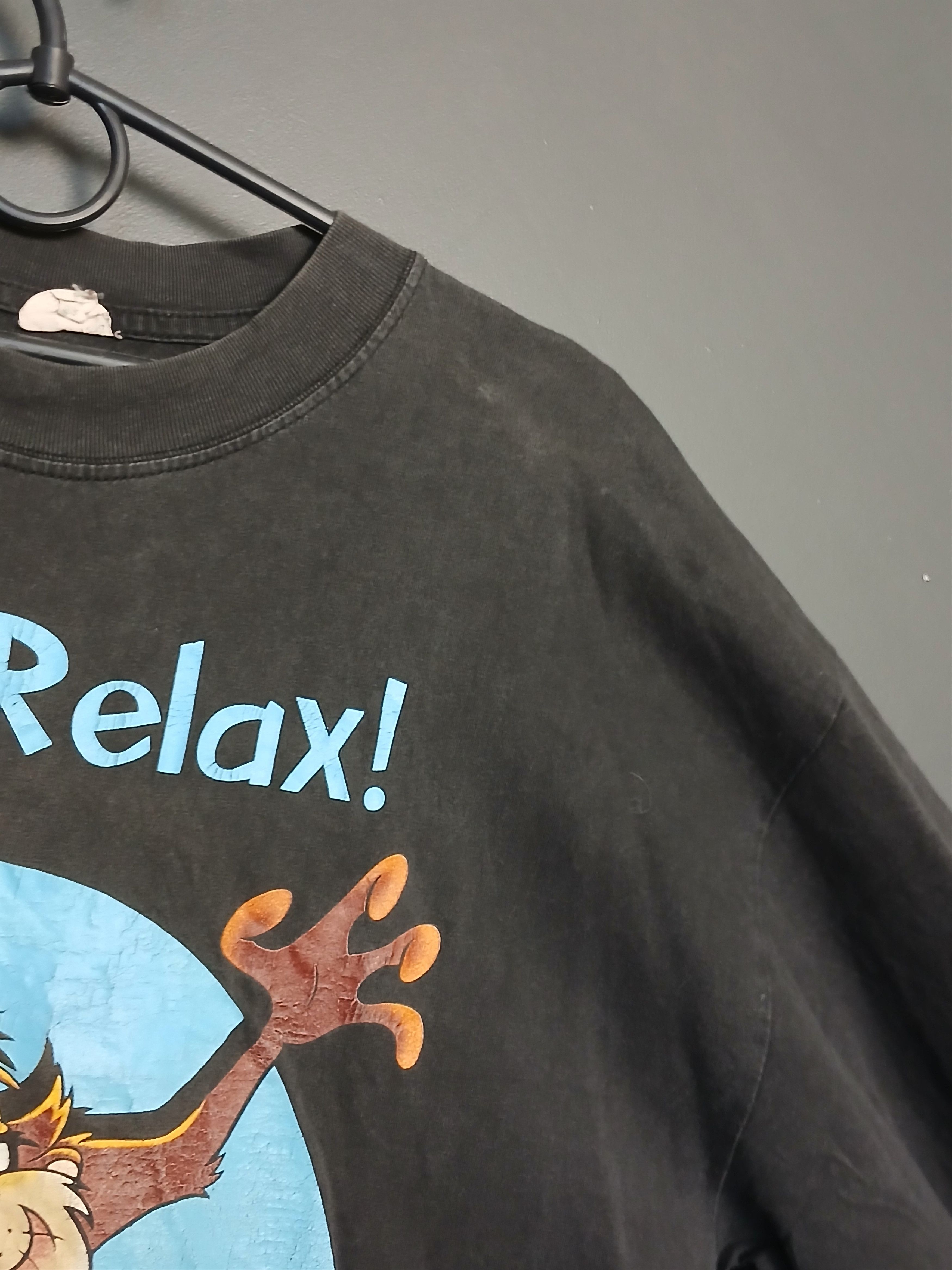 Cartoon Network × Vintage Vintage 1996 Looney Tunes Taz T-Shirt Size US XL / EU 56 / 4 - 7 Thumbnail