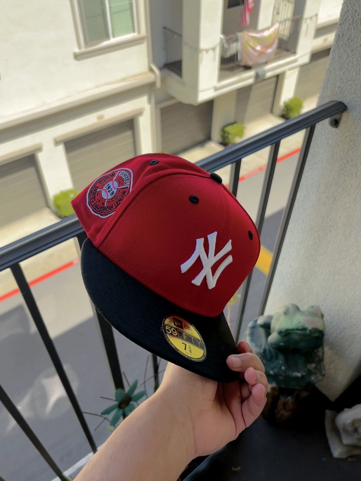 New Era NEW ERA 59FIFTY NY YANKEES MLB FITTED HAT 1928 WS PATCH Size ONE SIZE - 4 Thumbnail