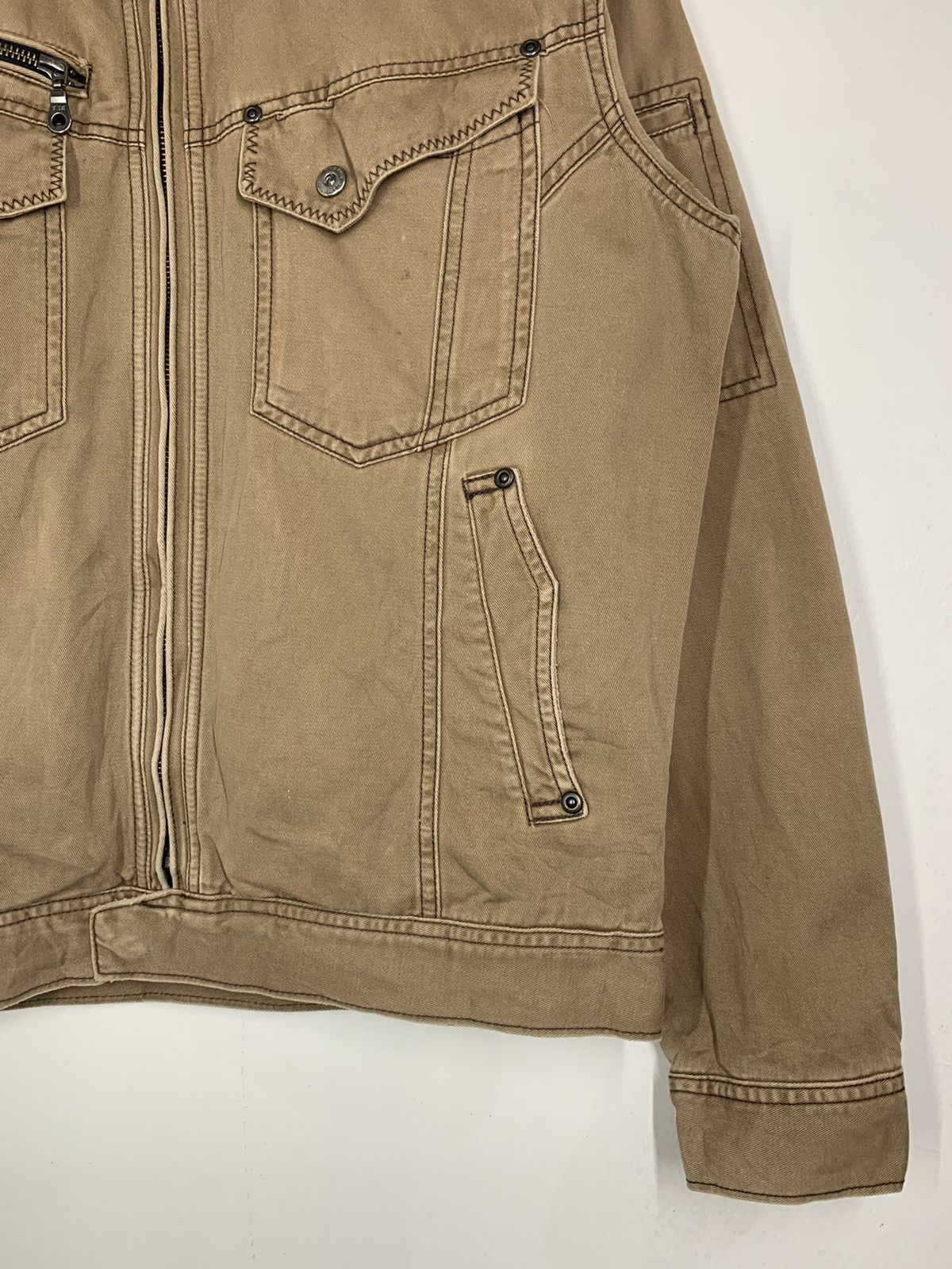 Japanese Brand × Vintage Vintage Gin Washi Workwear Jacket Size US L / EU 52-54 / 3 - 4 Thumbnail