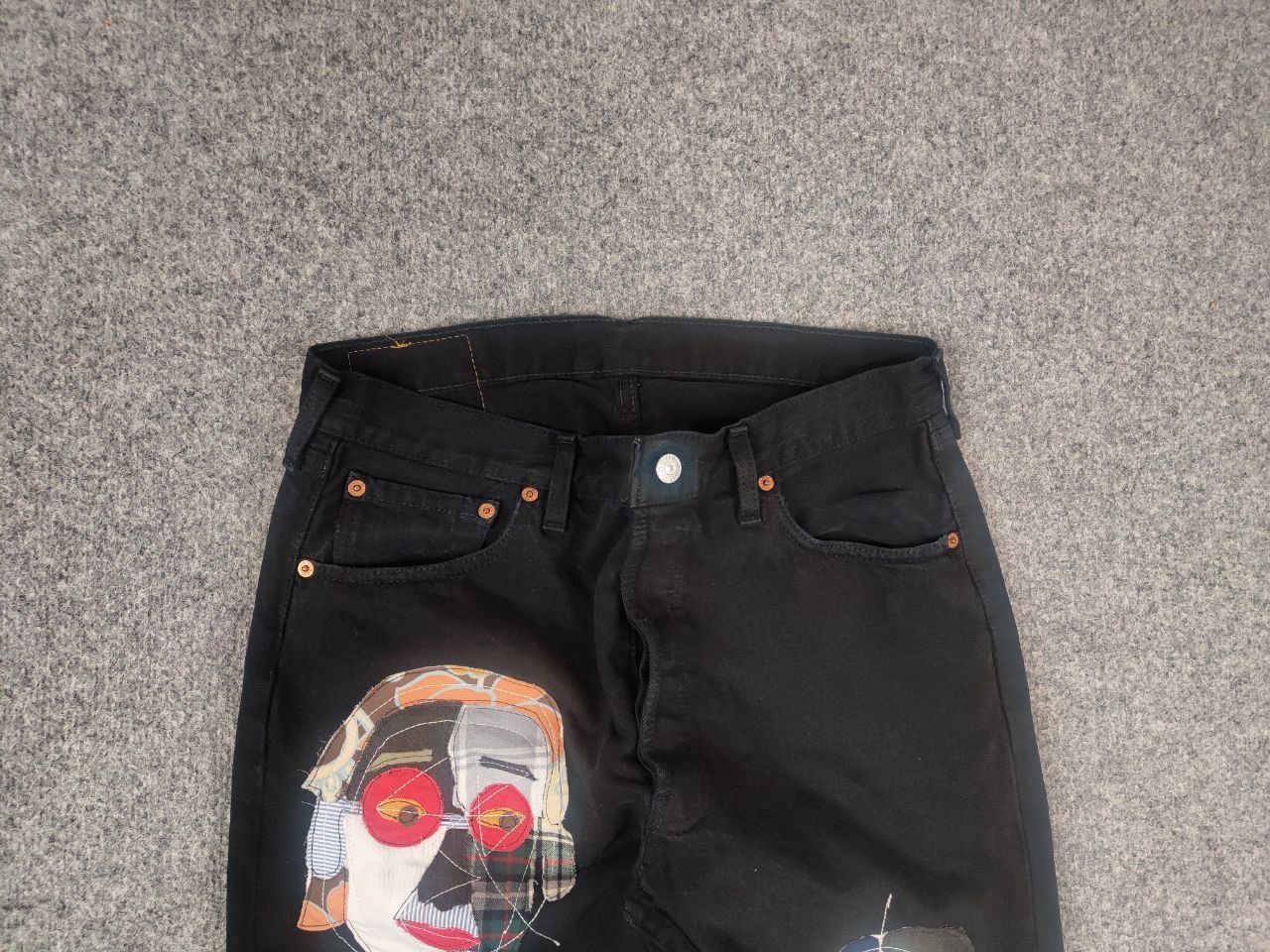 Levi's Vintage 90's Levi’s 501 Sashiko Face Jeans junya watanabe Size US 34 / EU 50 - 8 Thumbnail