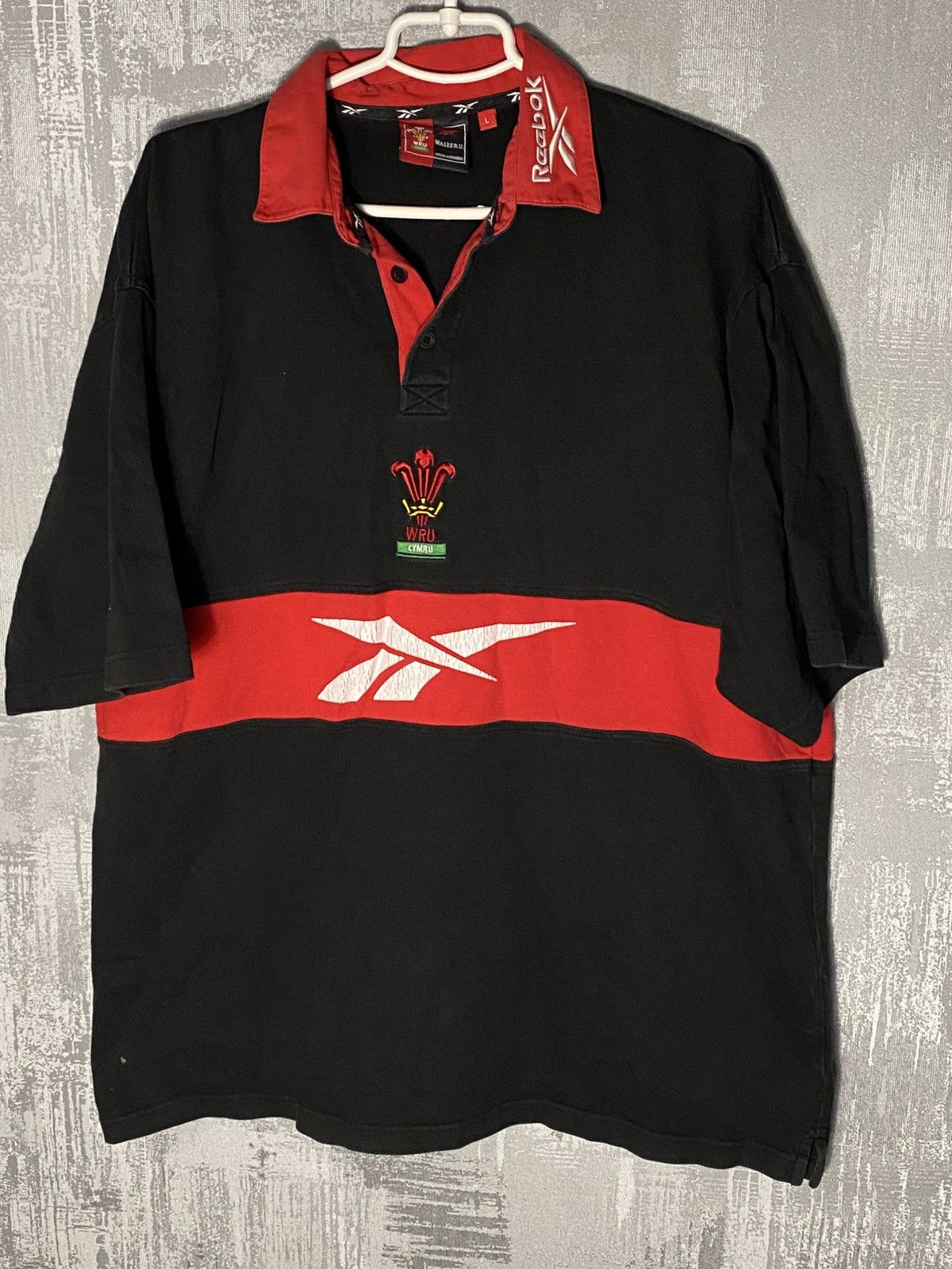 Reebok Vintage Wales Reebok Rugby Jersey 1999/2000 Away Mens Kit Size US L / EU 52-54 / 3 - 1 Thumbnail