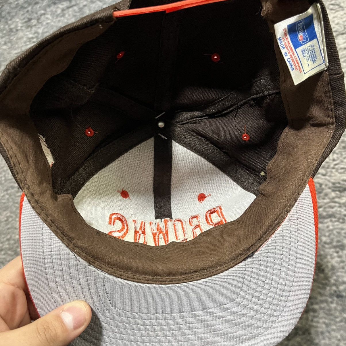 Drew Pearson Vintage 90s Cleveland Browns Drew Pearson Snapback Hat NEW Size ONE SIZE - 7 Thumbnail