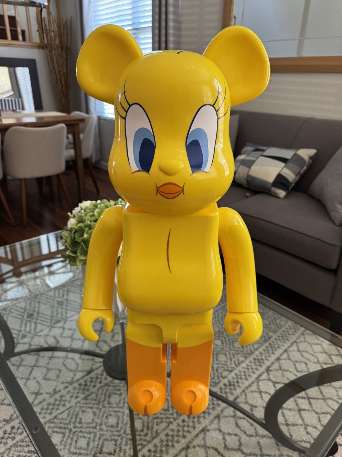 tweety bird bearbrick looney toons 1000% medicom figure