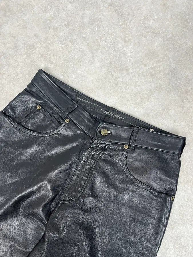 Marithe + Francois Girbaud 2000s Marithé + François Girbaud Black Leather Pants Size 26" / US 2 / IT 38 - 5 Thumbnail