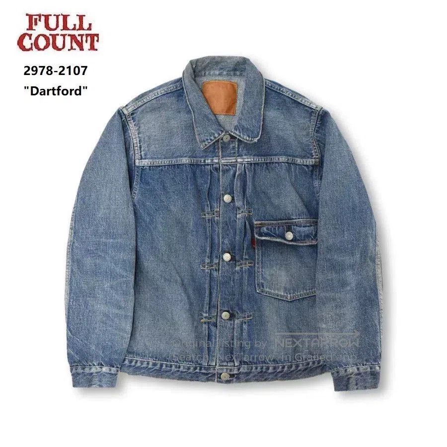 Full Count & Co. Fullcount Vintage Denim Jacket. Size US XXS / EU 40 - 1 Thumbnail