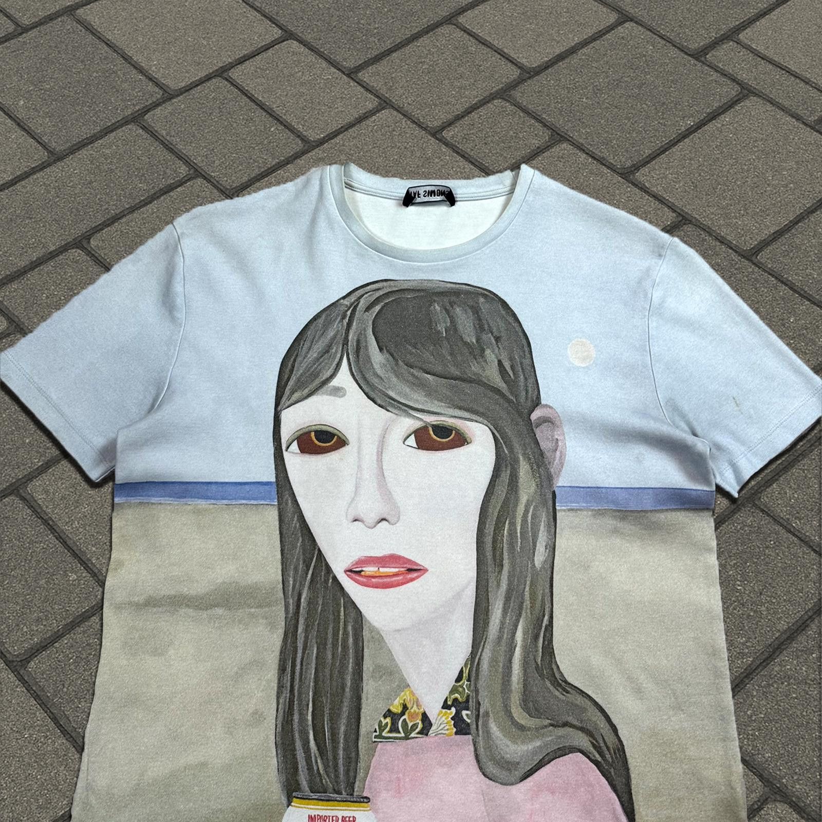 Raf Simons SS13 Raf Simons Brian Calvin 'Alta California' Modelo Tee Size US S / EU 44-46 / 1 - 2 Thumbnail