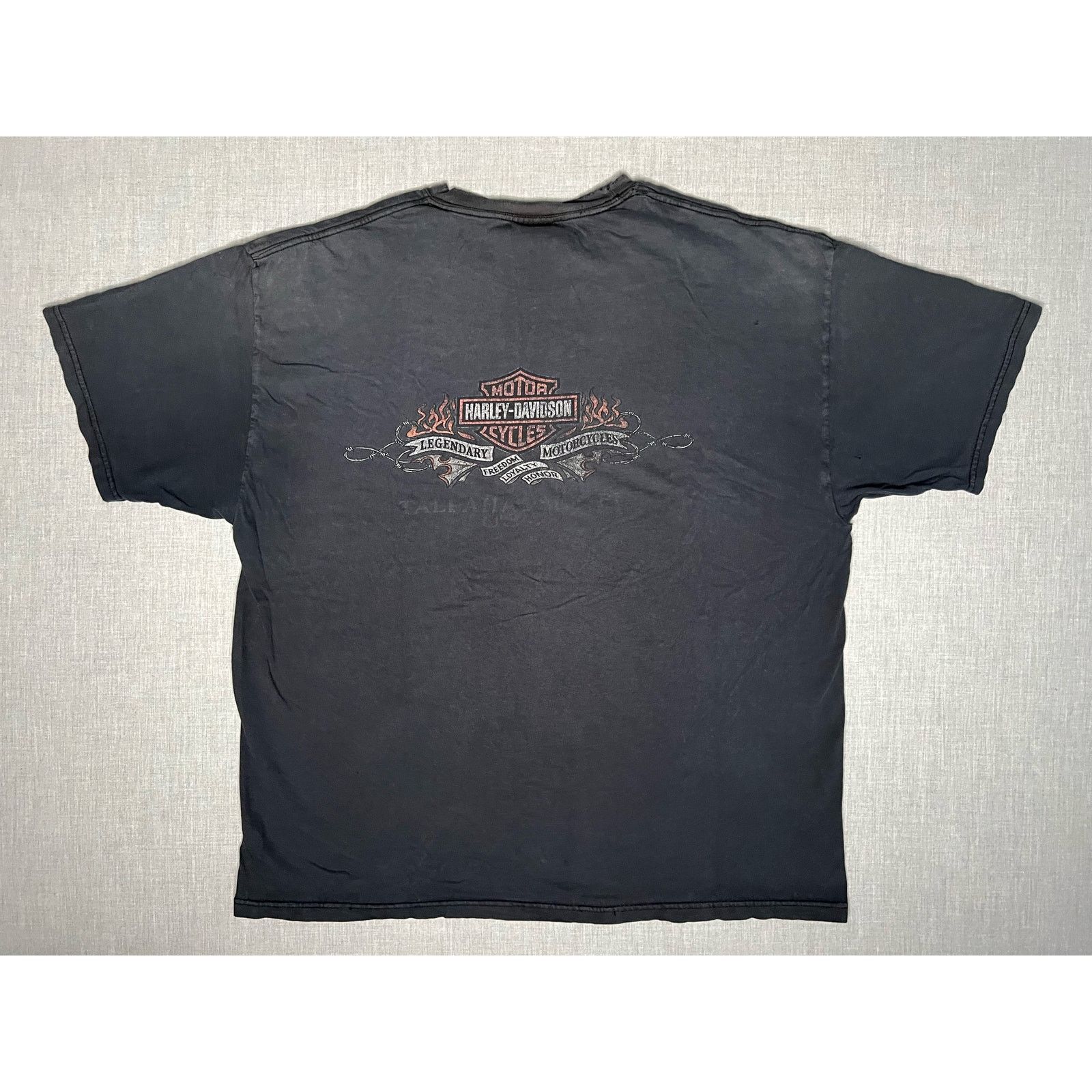 Harley Davidson Harley Davidson Tallahassee Florida Skull T-shirt XL Size US XL / EU 56 / 4 - 2 Thumbnail