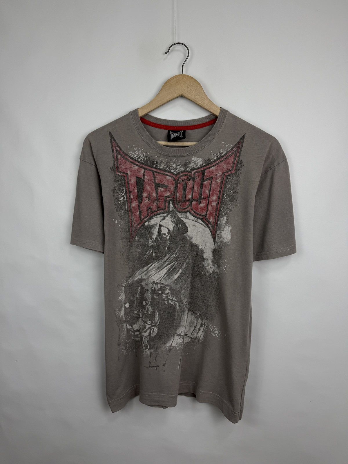 Tapout 🇺🇸💀 Tapout Grim Reaper T-Shirt MMA Fight Y2K Affliction Style Size US M / EU 48-50 / 2 - 2 Thumbnail